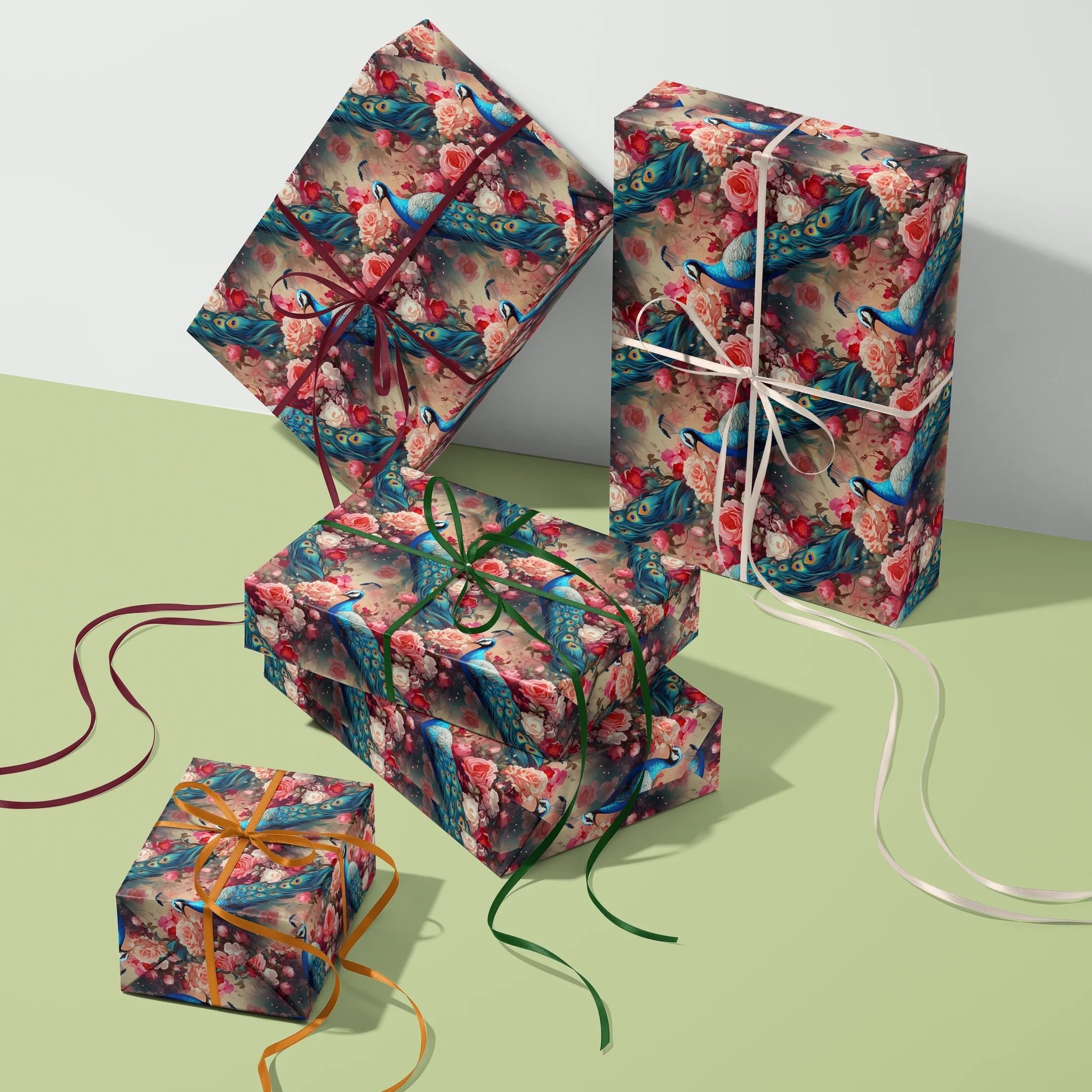 Regal Jewel Tones Gift Wrapping Paper