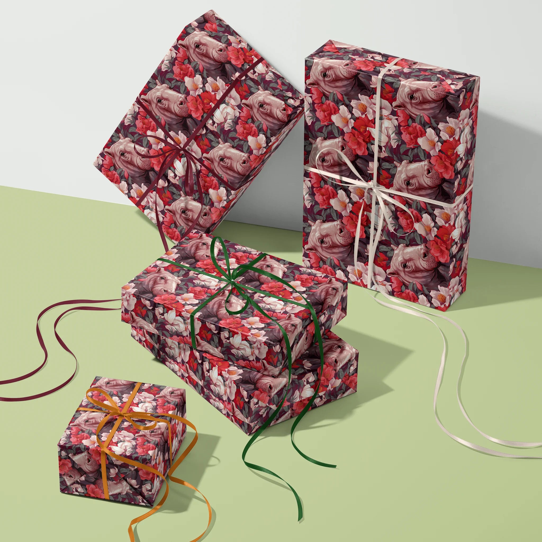 Blooming River Titan Gift Wrapping Paper