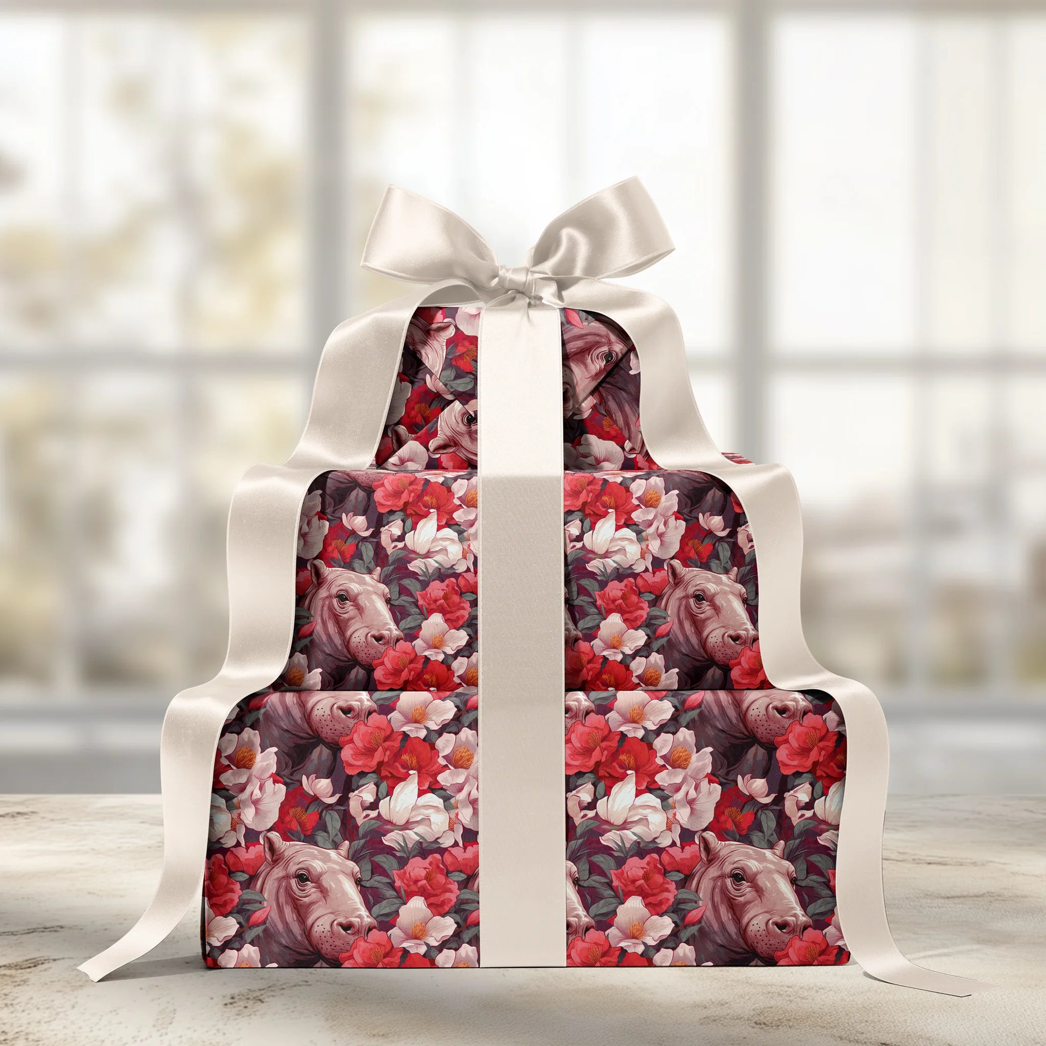 Blooming River Titan Gift Wrapping Paper
