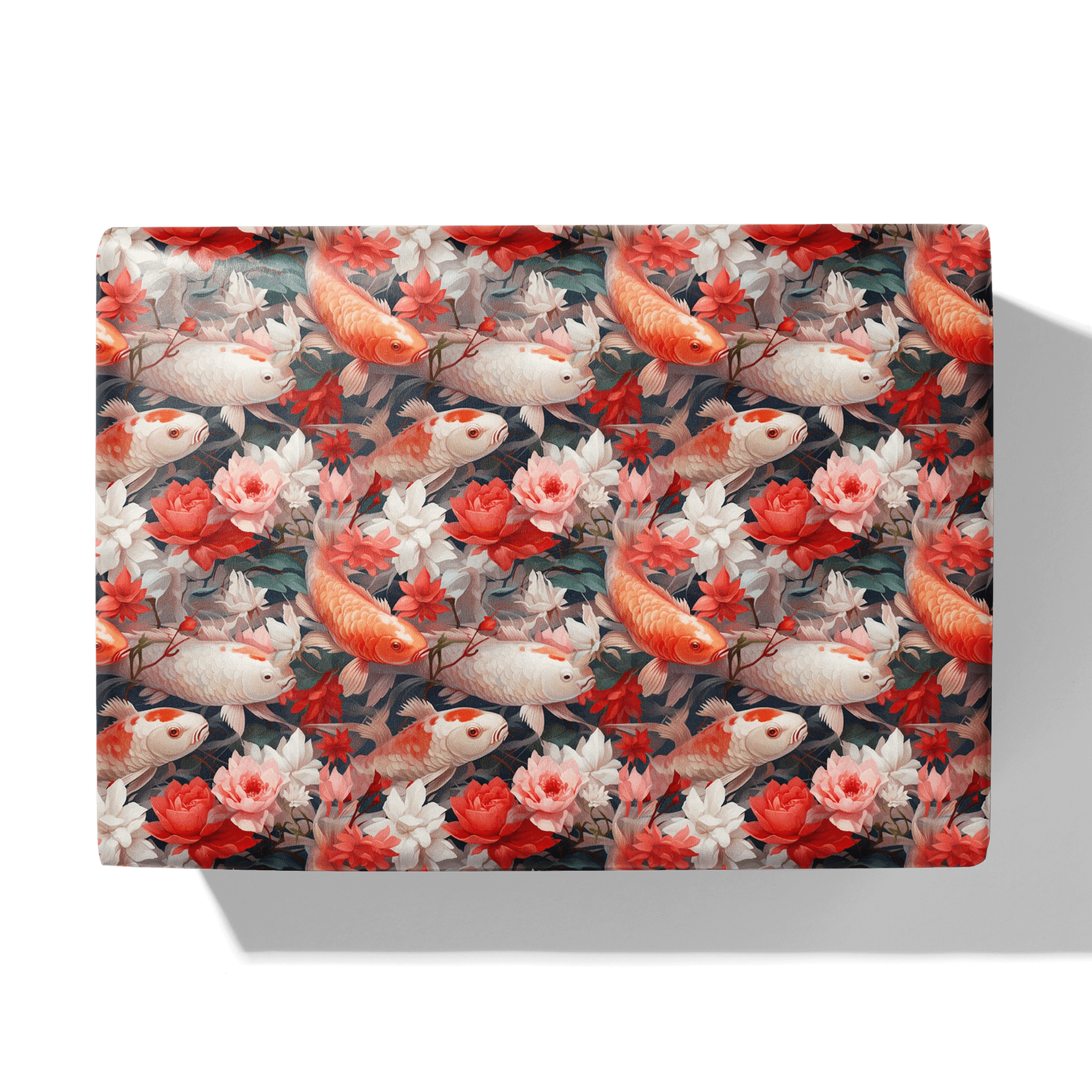 Aquatic Floral Harmony Gift Wrapping Paper