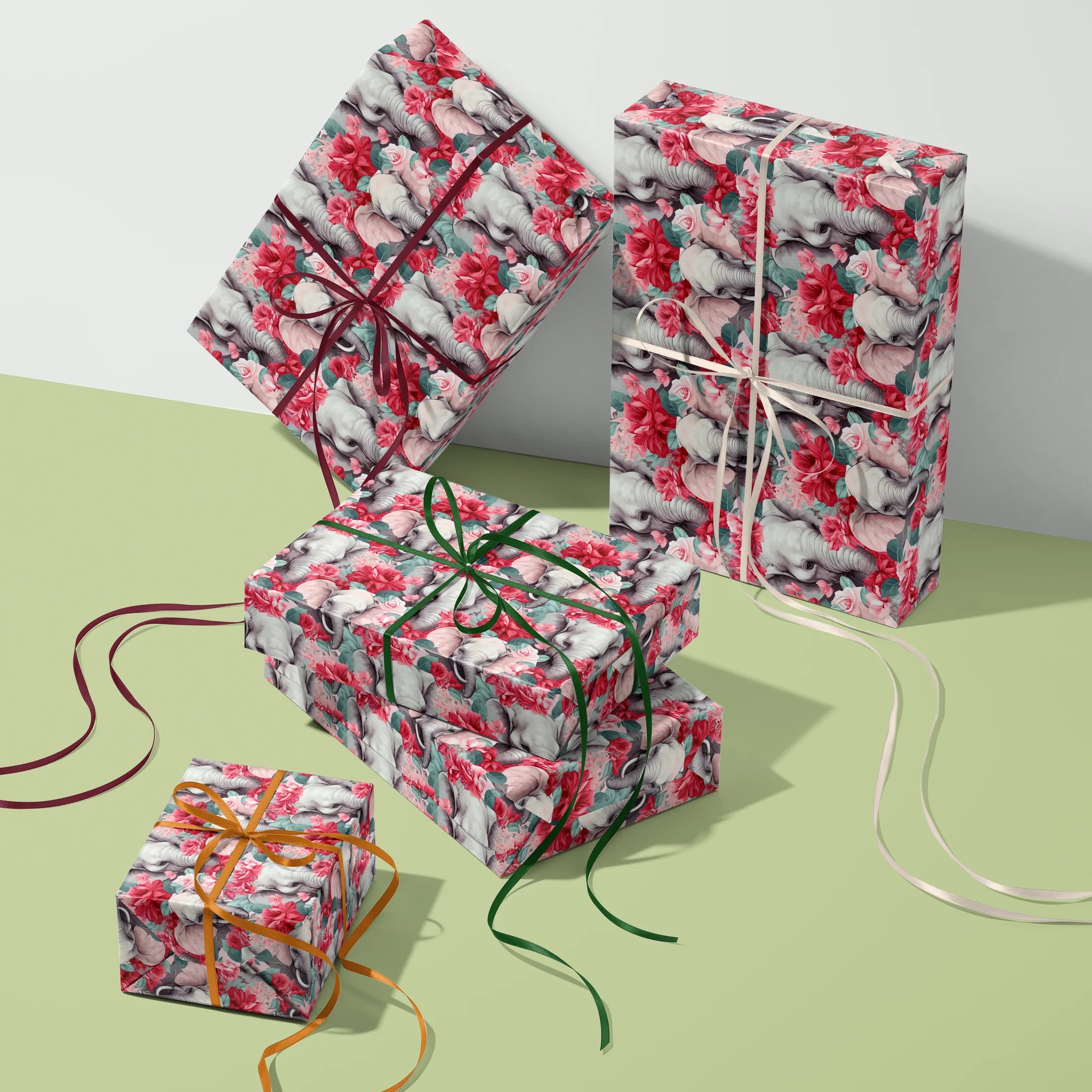 Majestic Floral Giants Gift Wrapping Paper