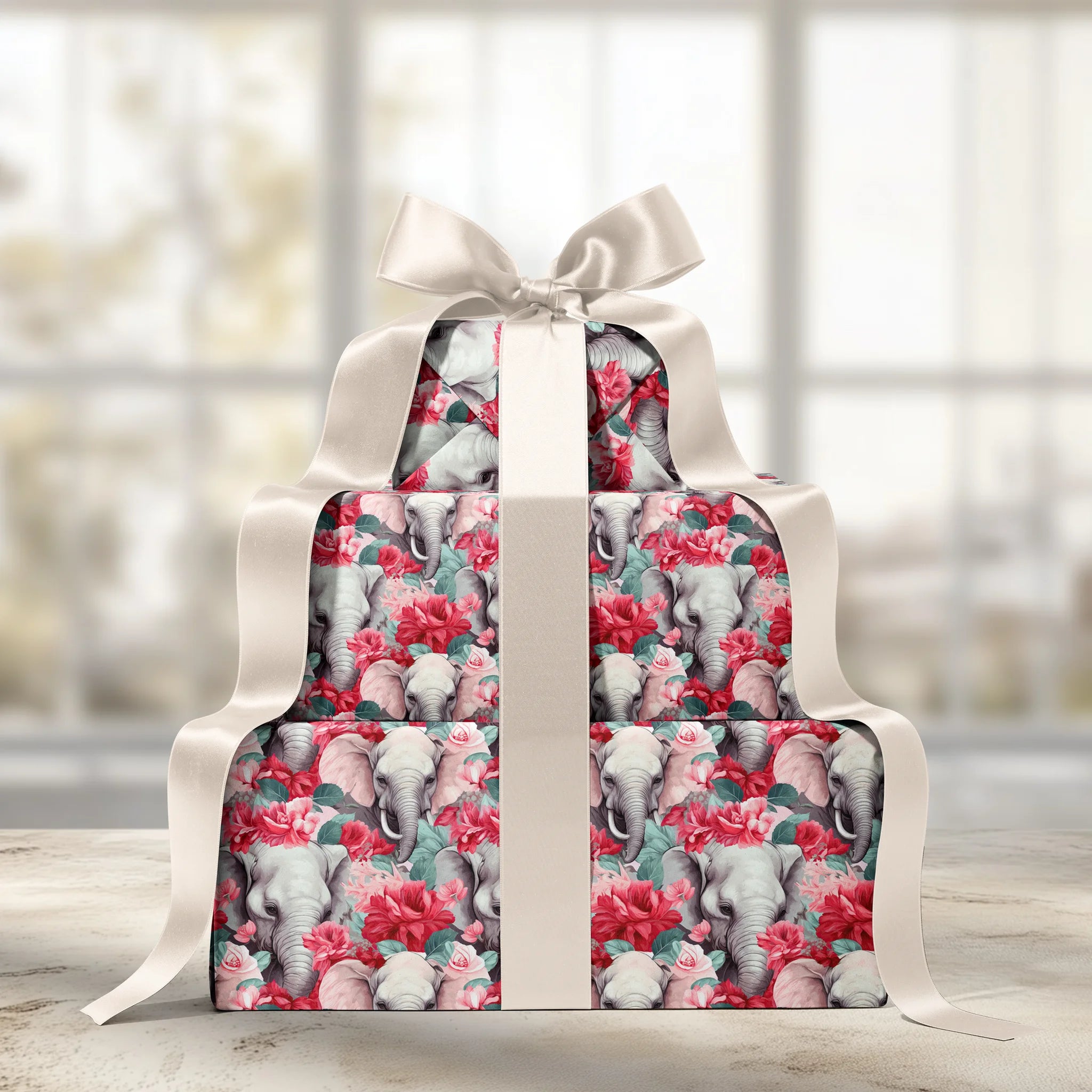 Majestic Floral Giants Gift Wrapping Paper
