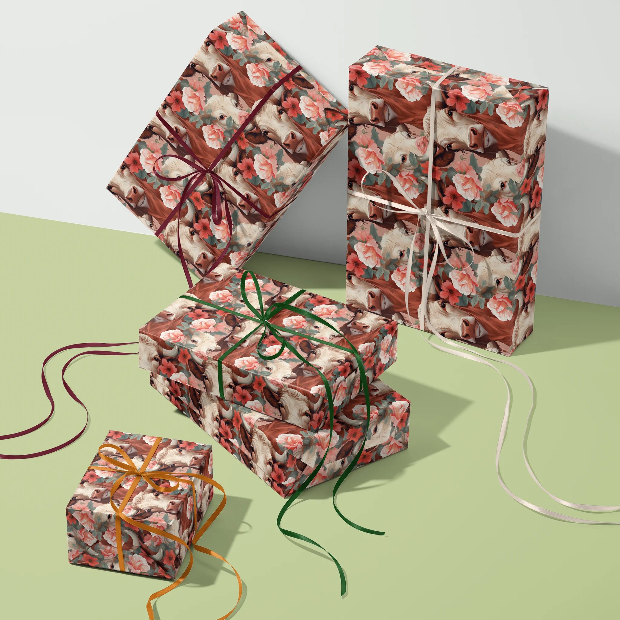 Countryside Floral Charm Gift Wrapping Paper