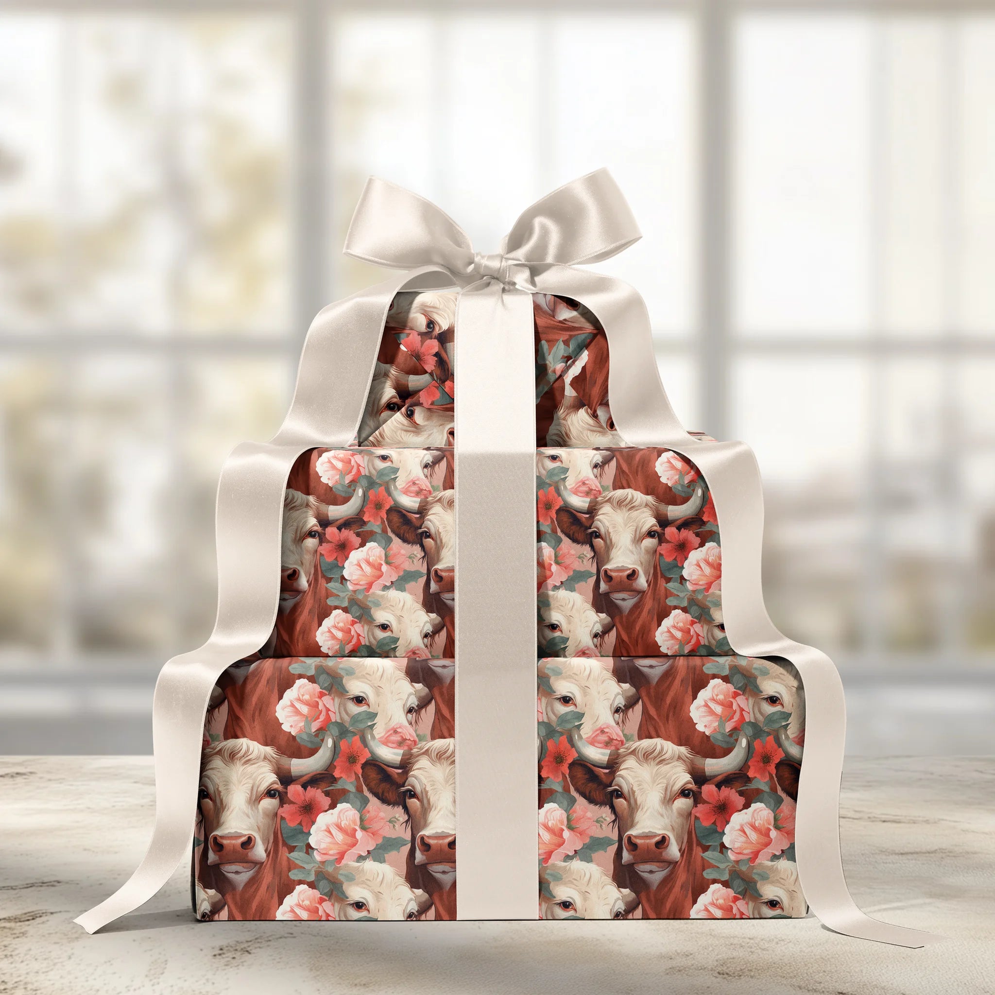 Countryside Floral Charm Gift Wrapping Paper