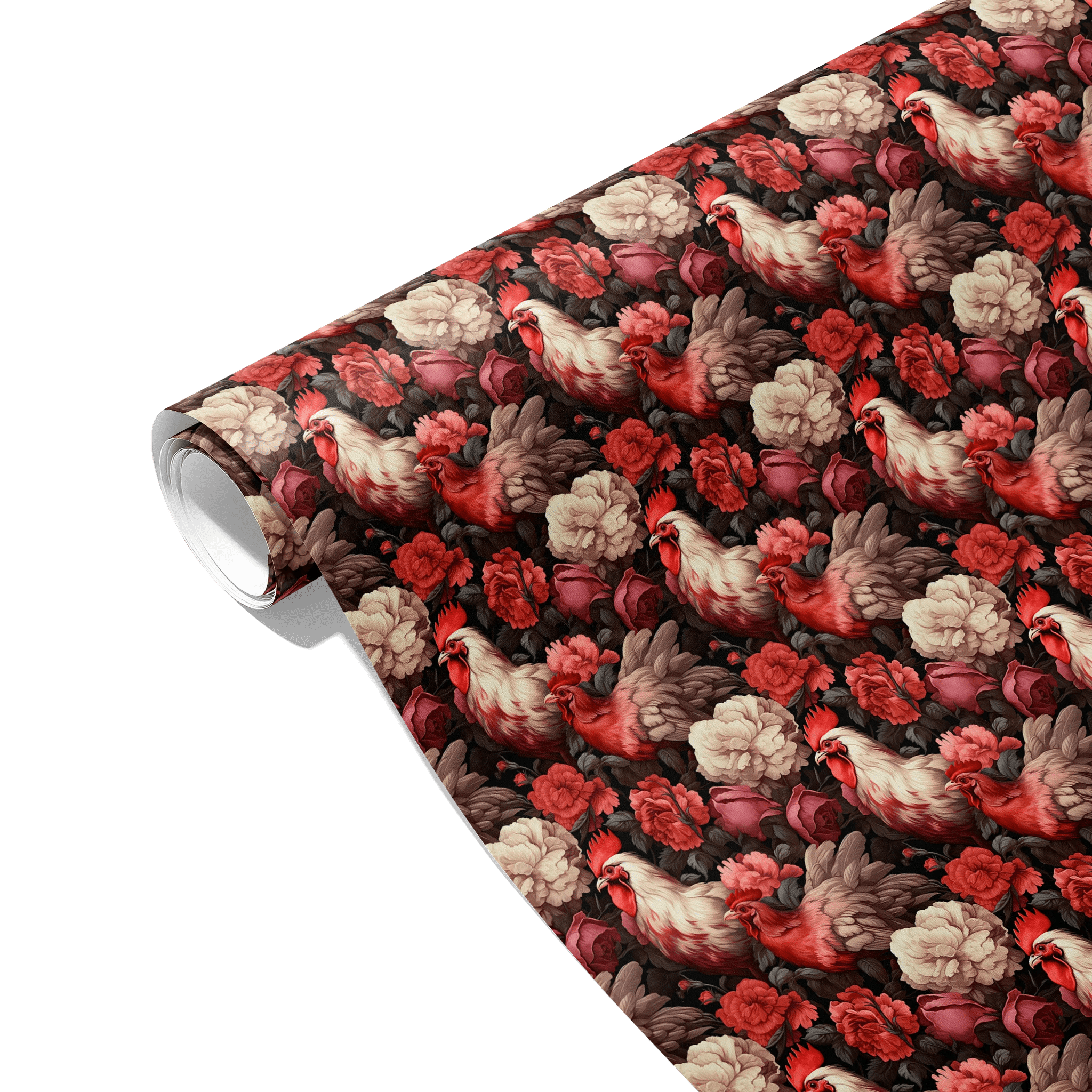 Rustic Floral Farm Gift Wrapping Paper