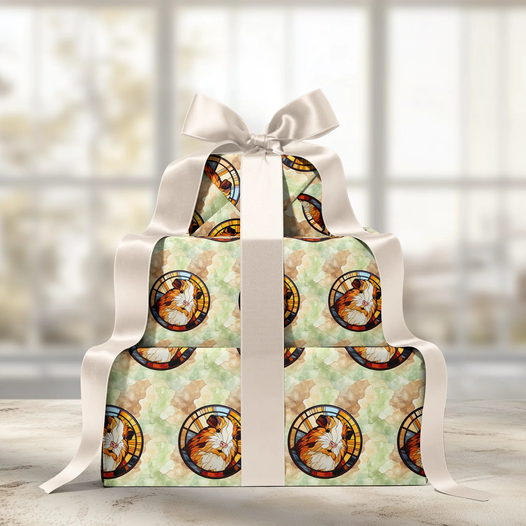 Fluffy Pocket Pet Gift Wrapping Paper