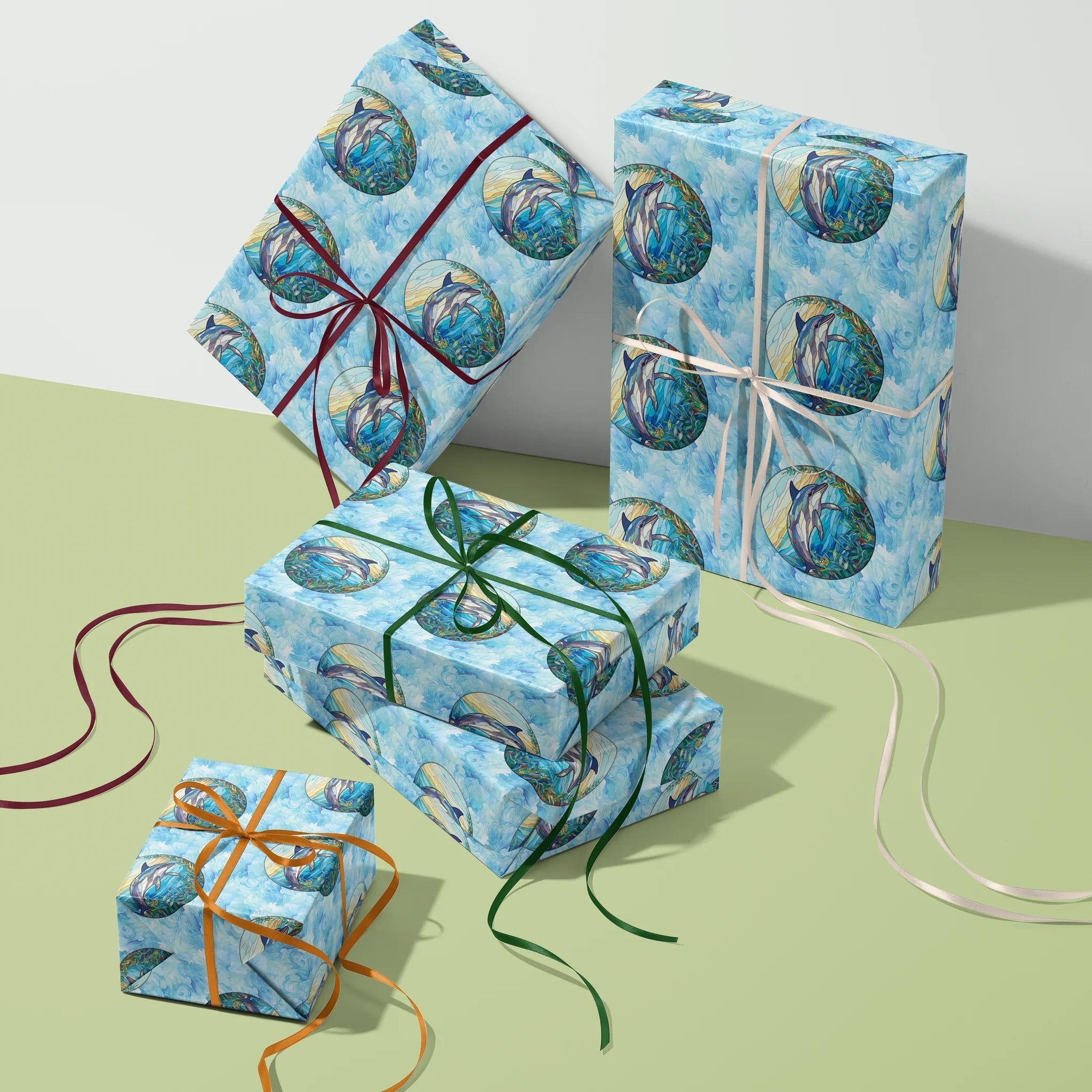 Joyful Ocean Dance Gift Wrapping Paper