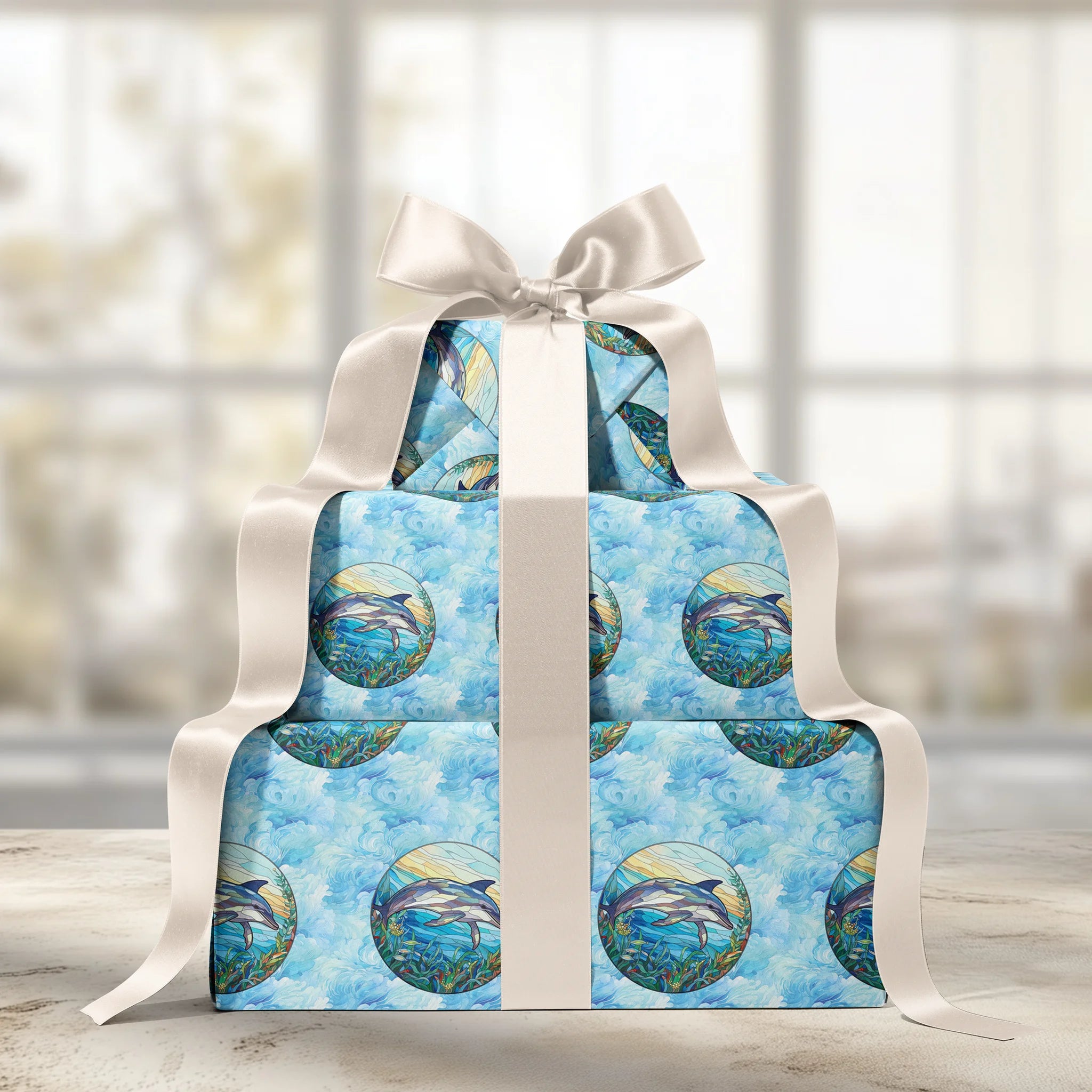 Joyful Ocean Dance Gift Wrapping Paper