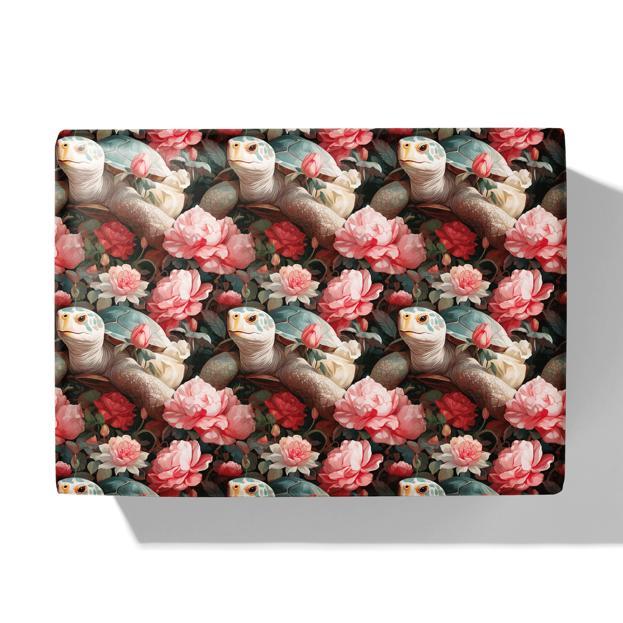 Gentle Shell Amidst Petals Gift Wrapping Paper
