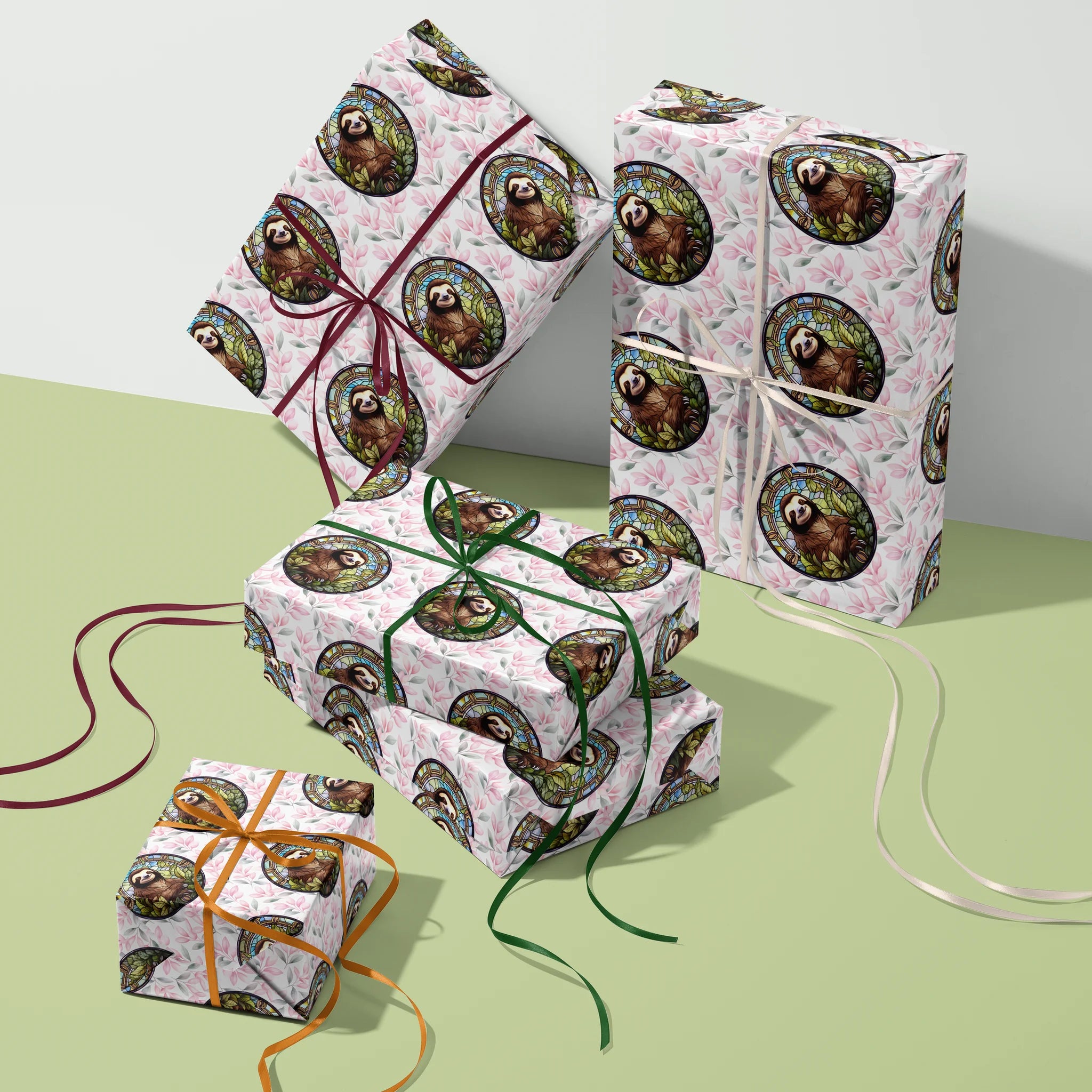 Cheerful And Laid-Back Gift Wrapping Paper