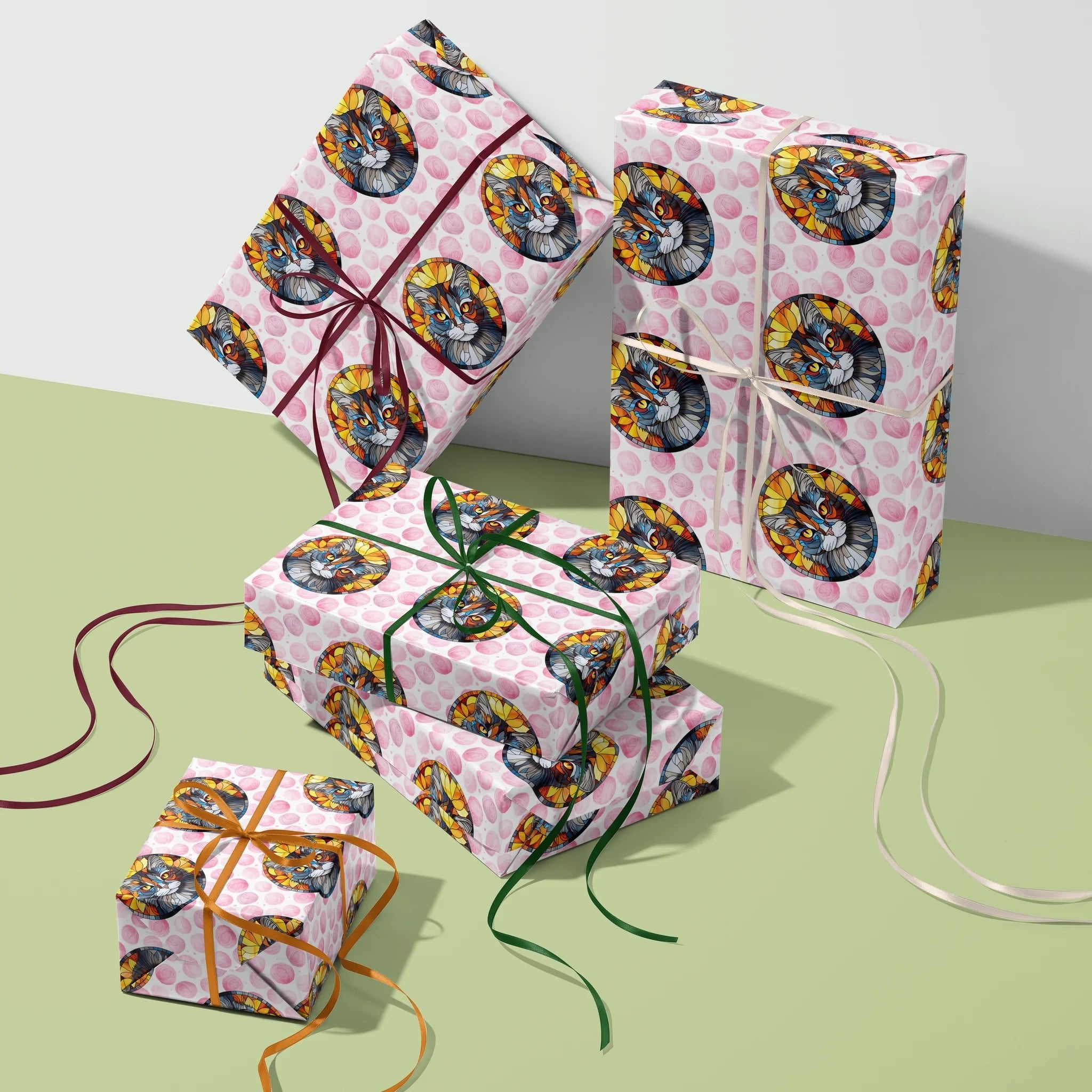 Cozy And Playful Gift Wrapping Paper