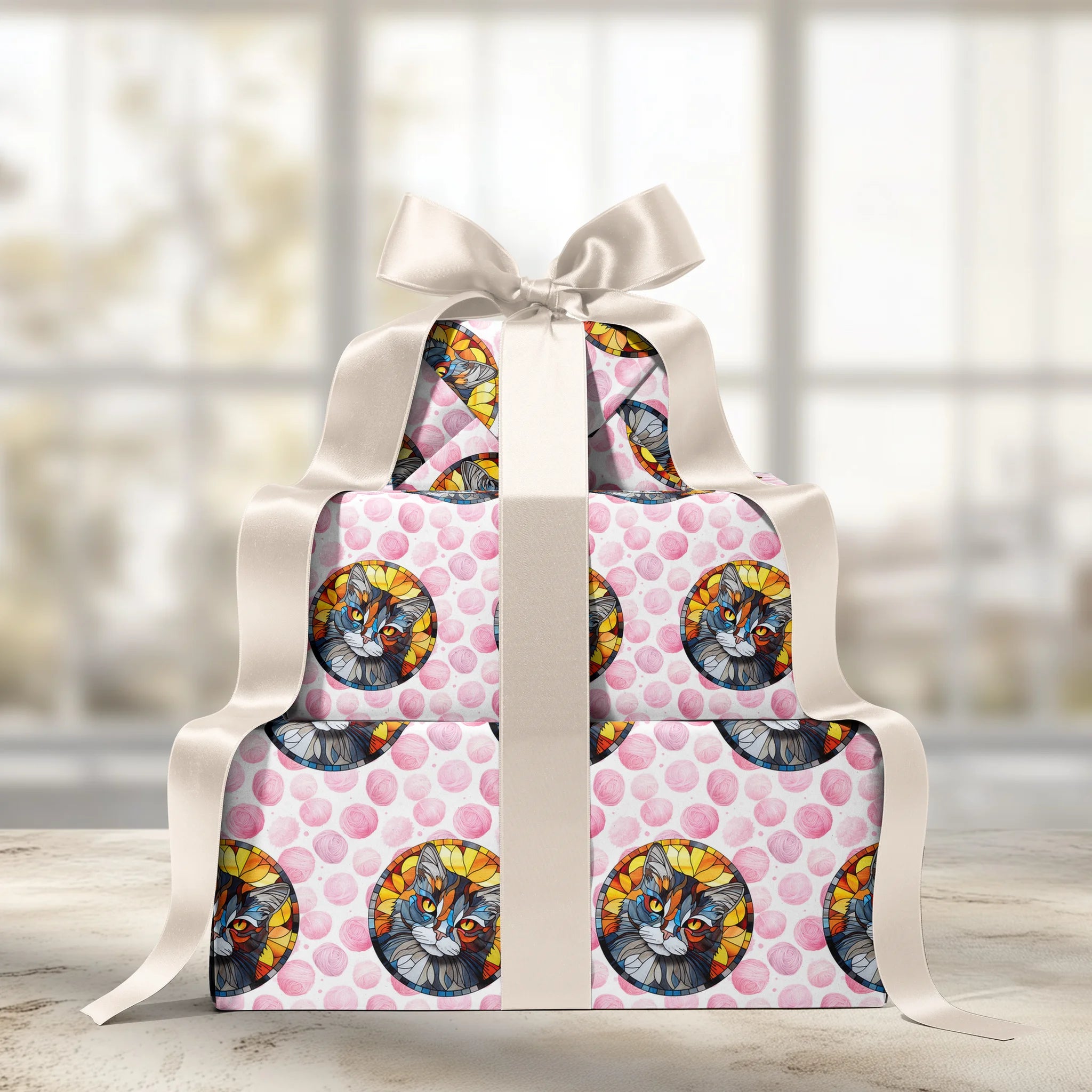 Cozy And Playful Gift Wrapping Paper