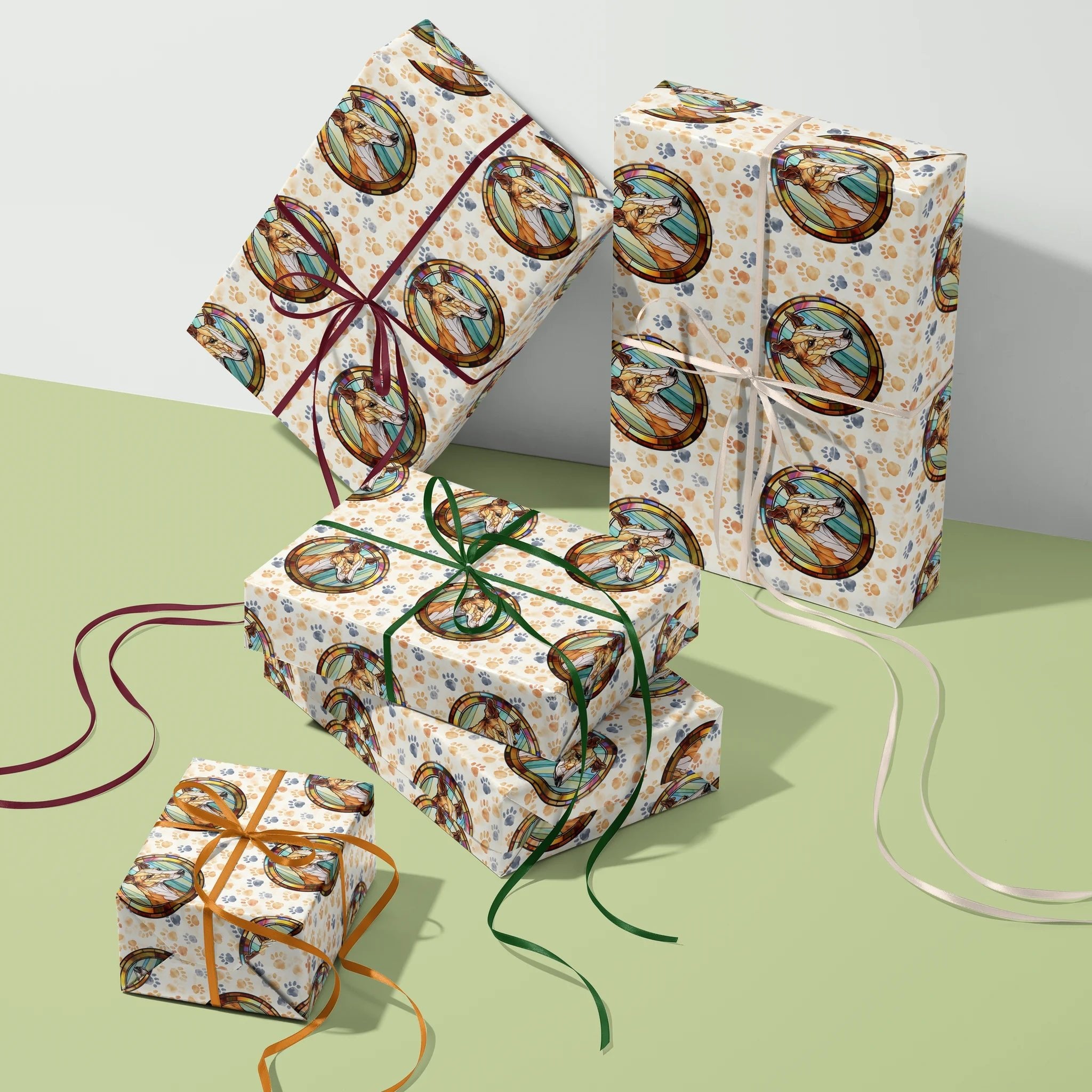 Sleek And Poised Gift Wrapping Paper