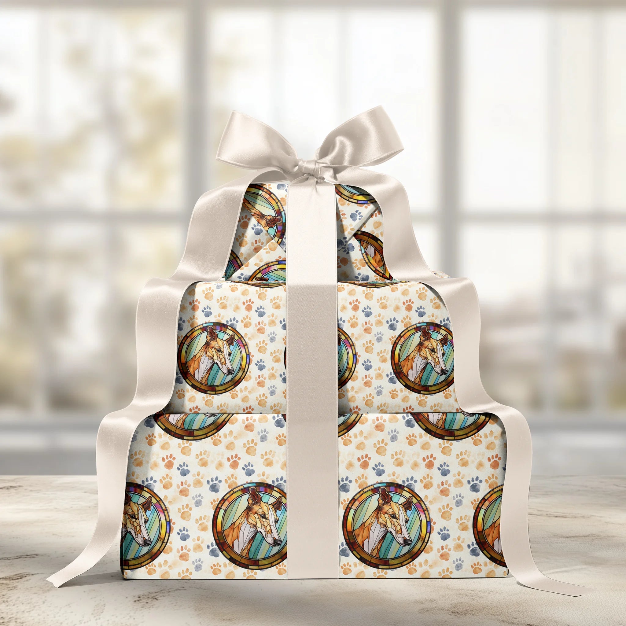 Sleek And Poised Gift Wrapping Paper