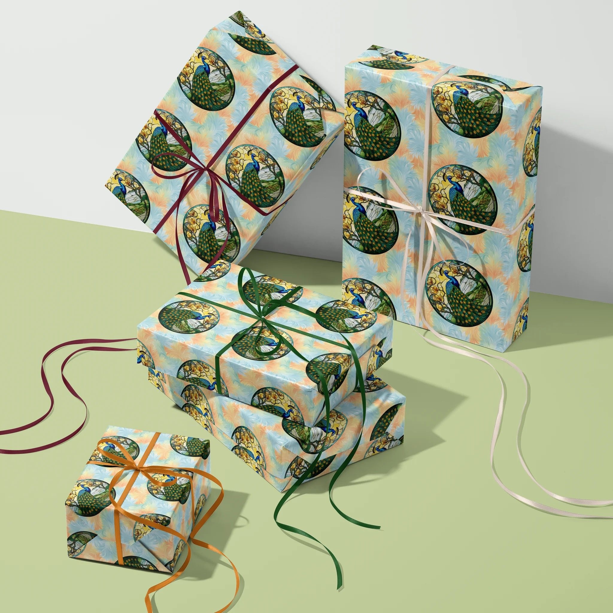 Majestic Feathered Elegance Gift Wrapping Paper