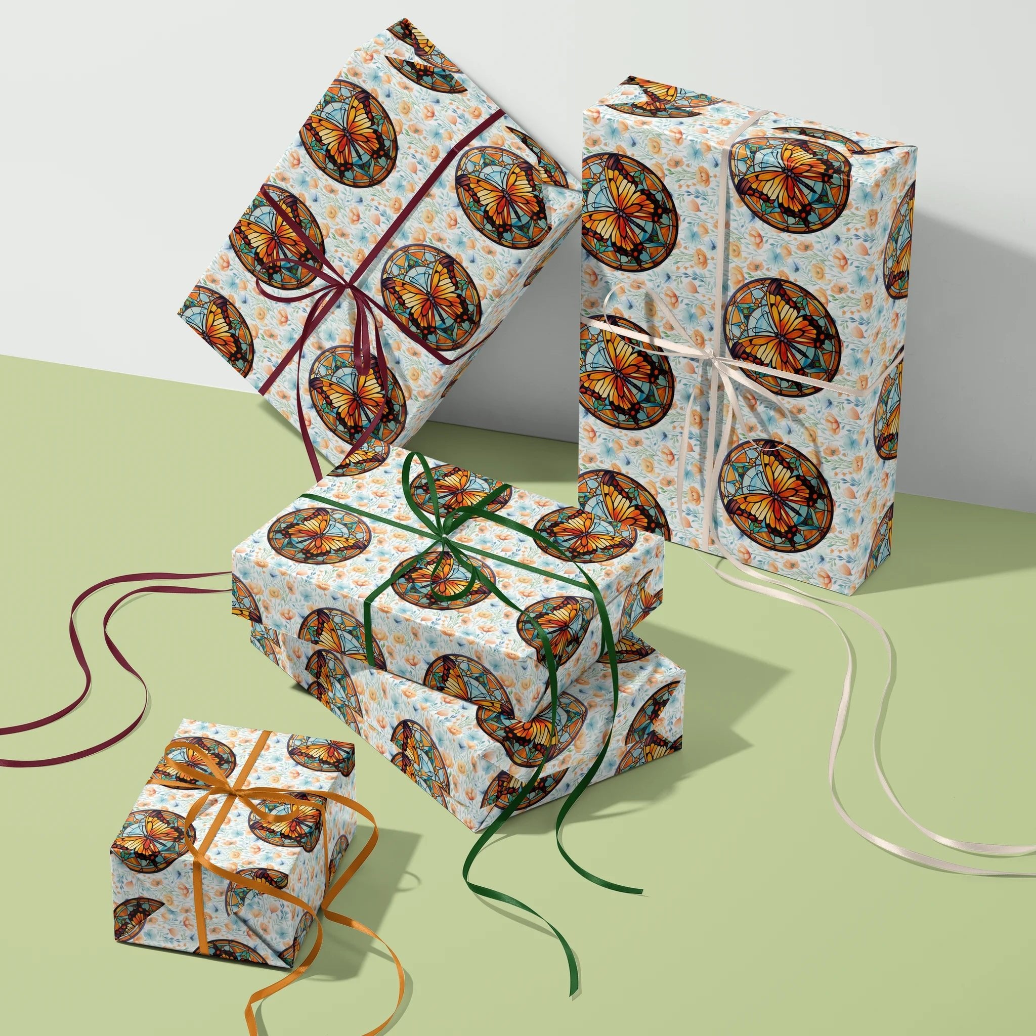Graceful Winged Beauty Gift Wrapping Paper
