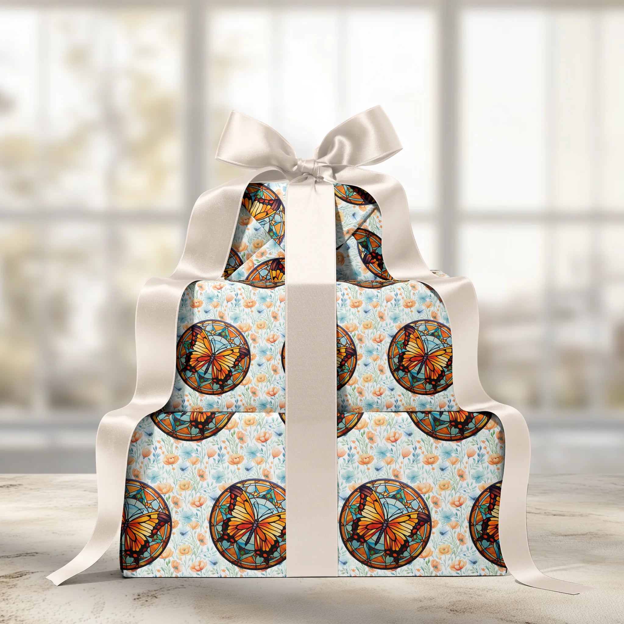 Graceful Winged Beauty Gift Wrapping Paper