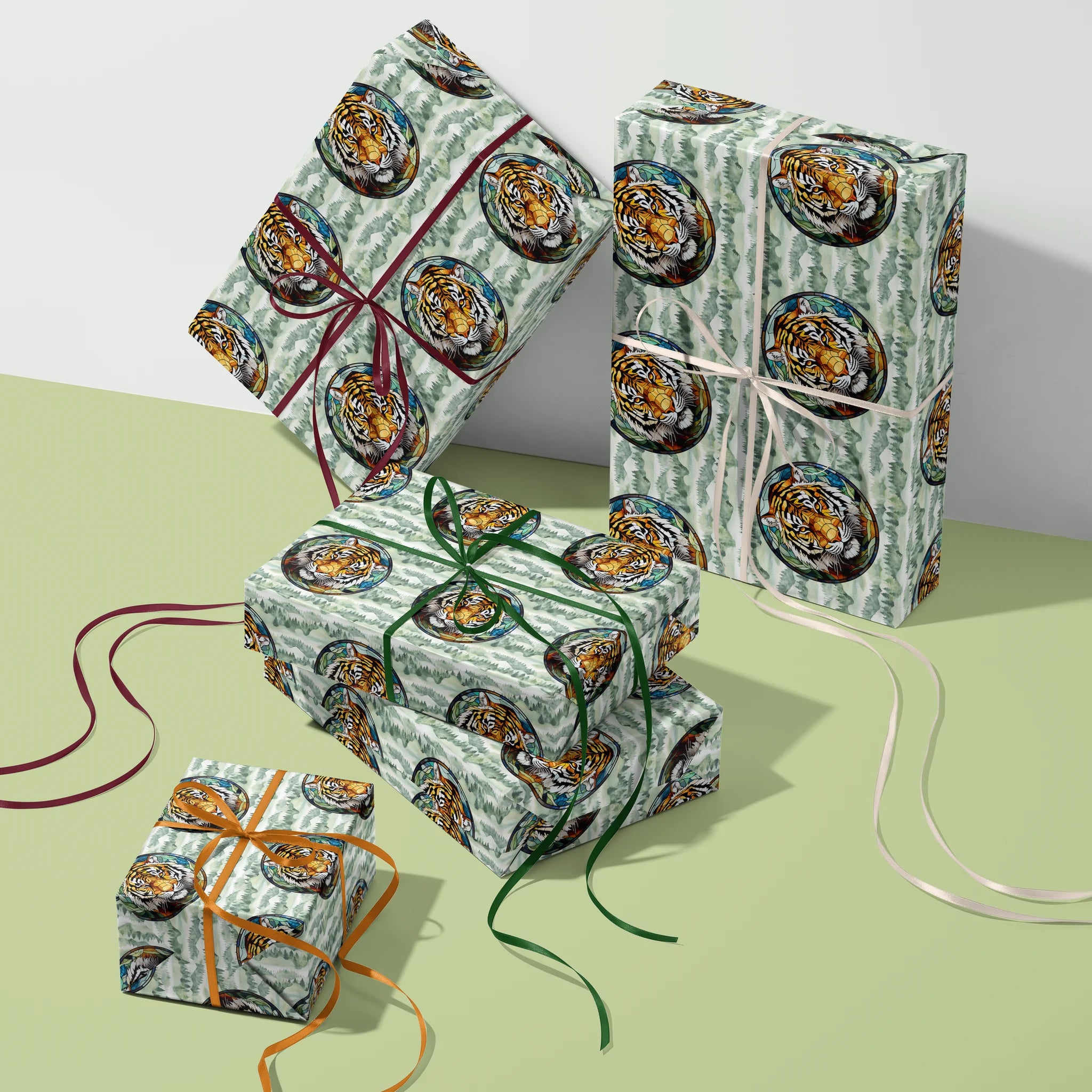 Wild Amber Intensity Gift Wrapping Paper