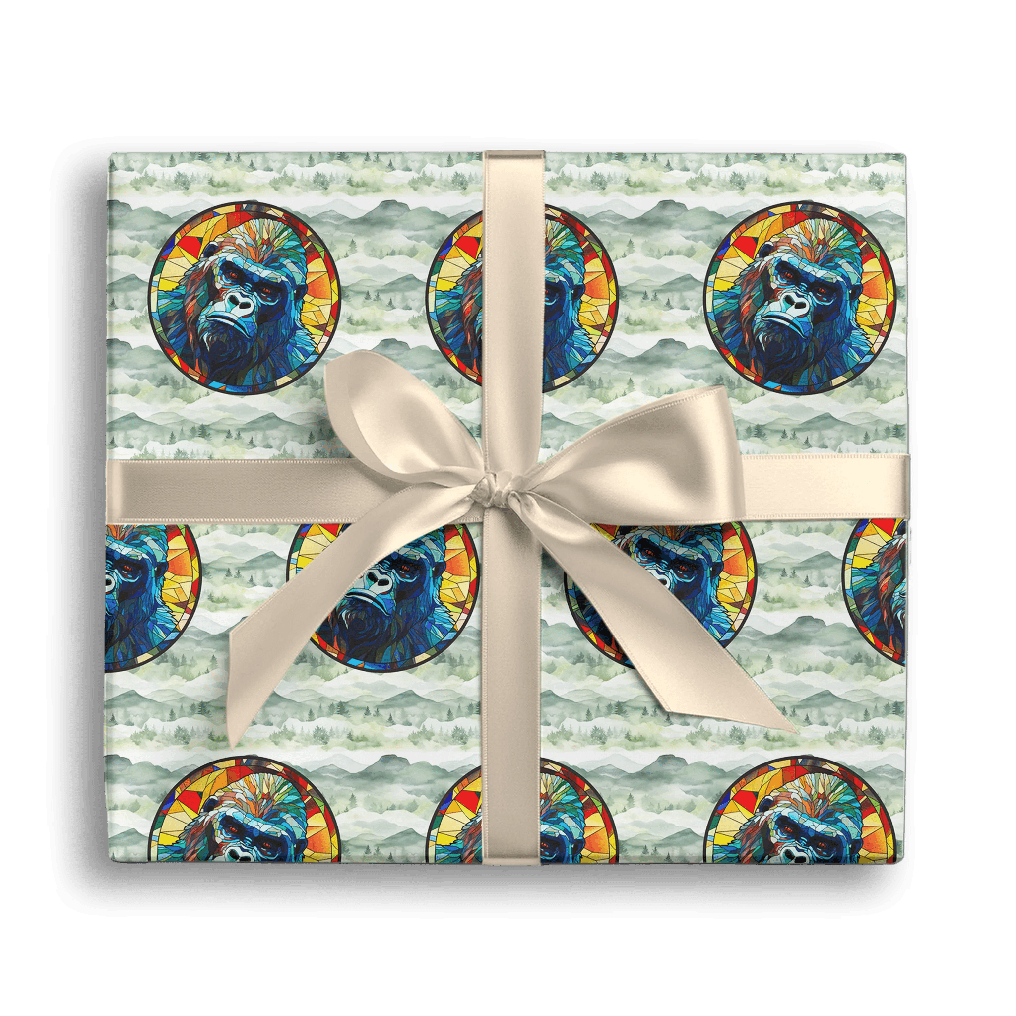 Powerful Mountain Guardian Gift Wrapping Paper