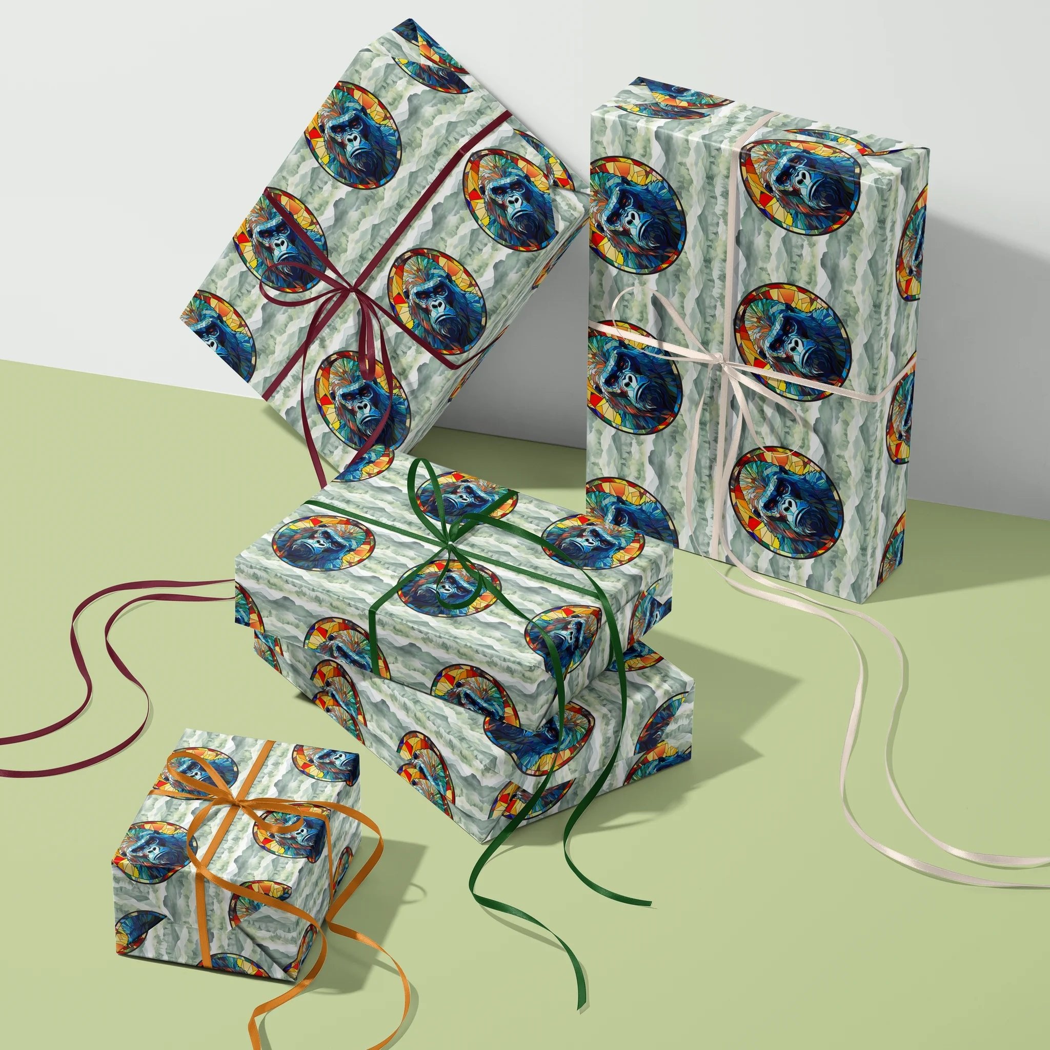 Powerful Mountain Guardian Gift Wrapping Paper