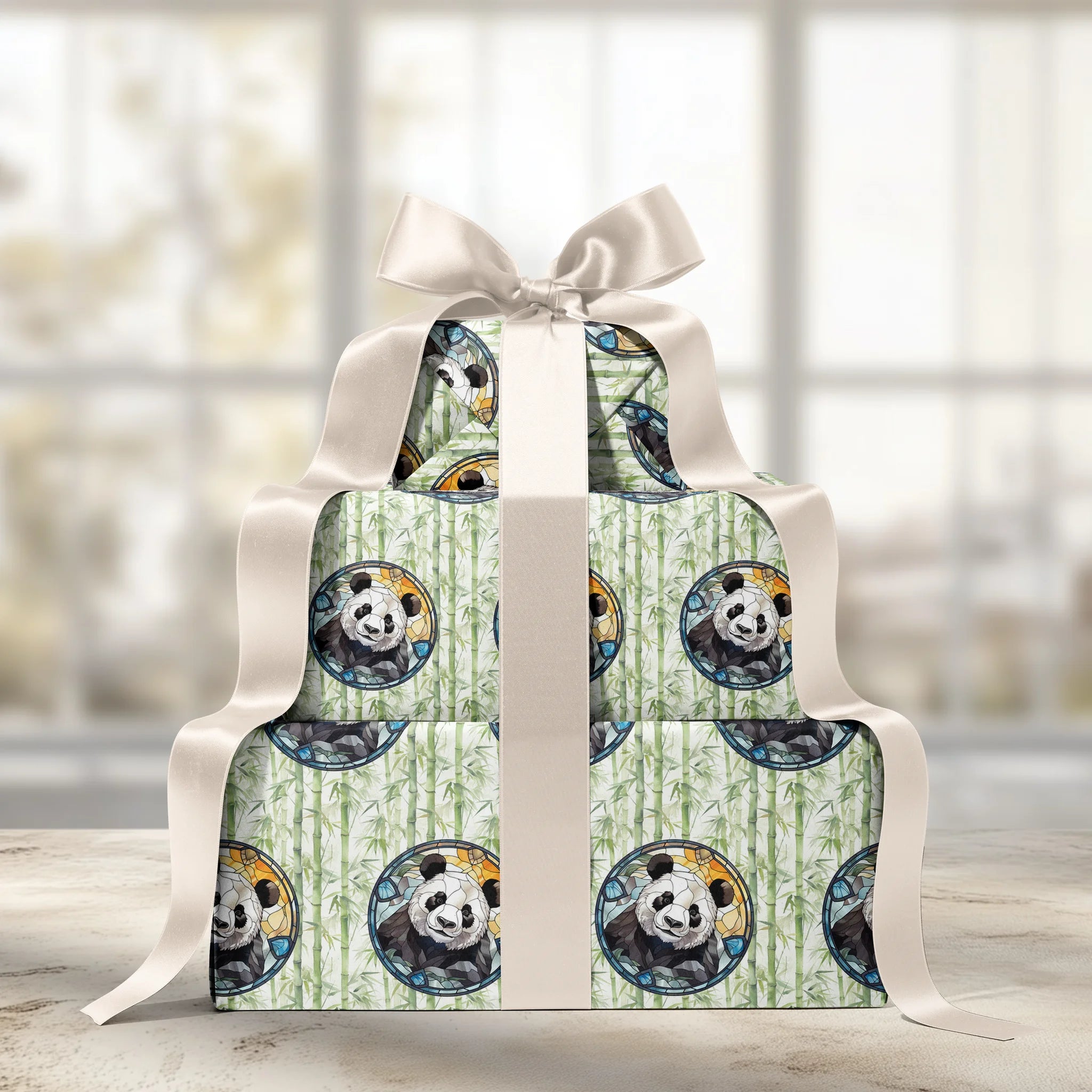 Iconic Black-And-White Gift Wrapping Paper