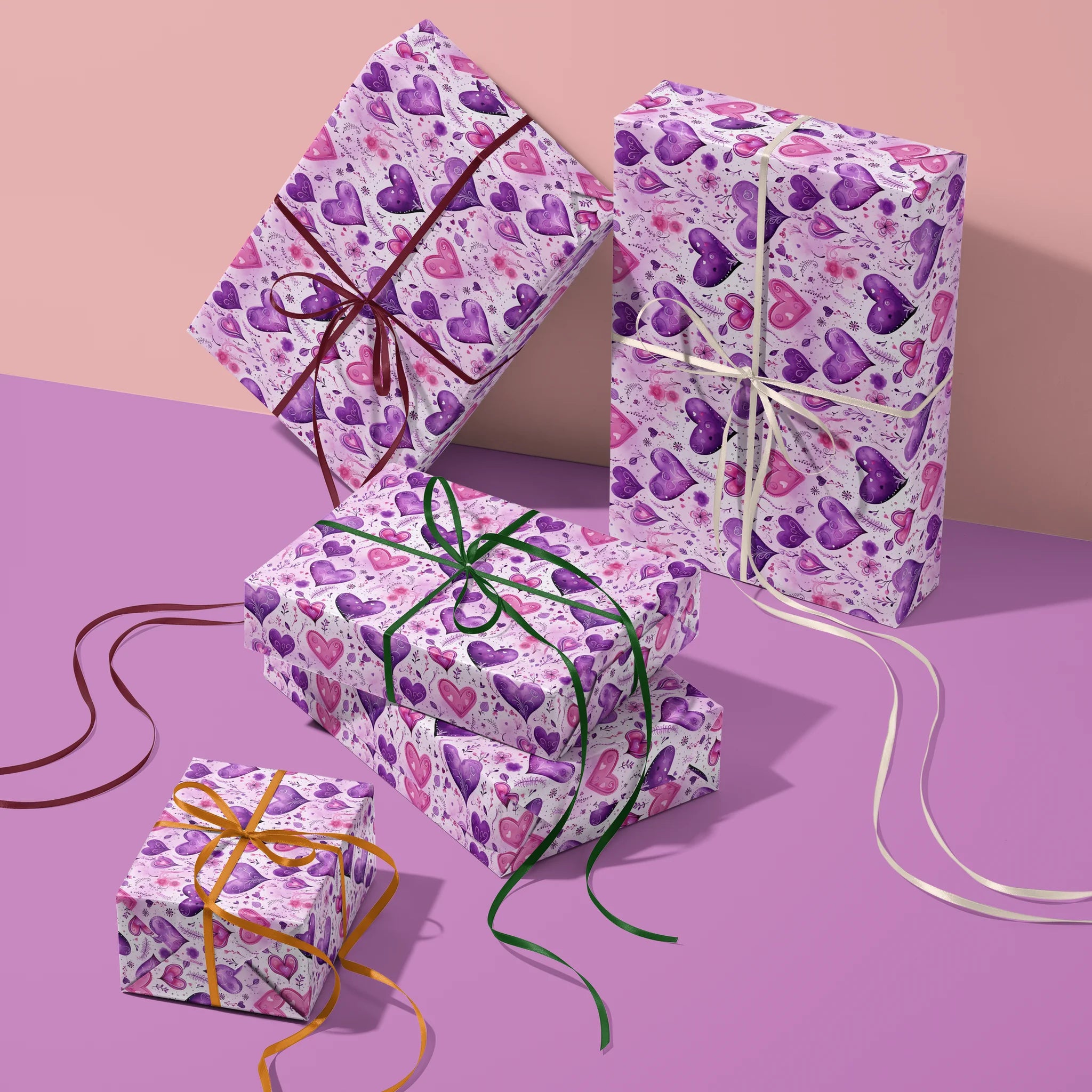 Purple Love Dream Gift Wrapping Paper