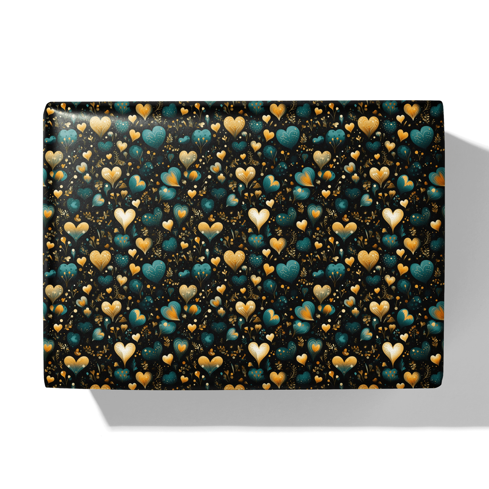 Nighttime Heart Magic Gift Wrapping Paper