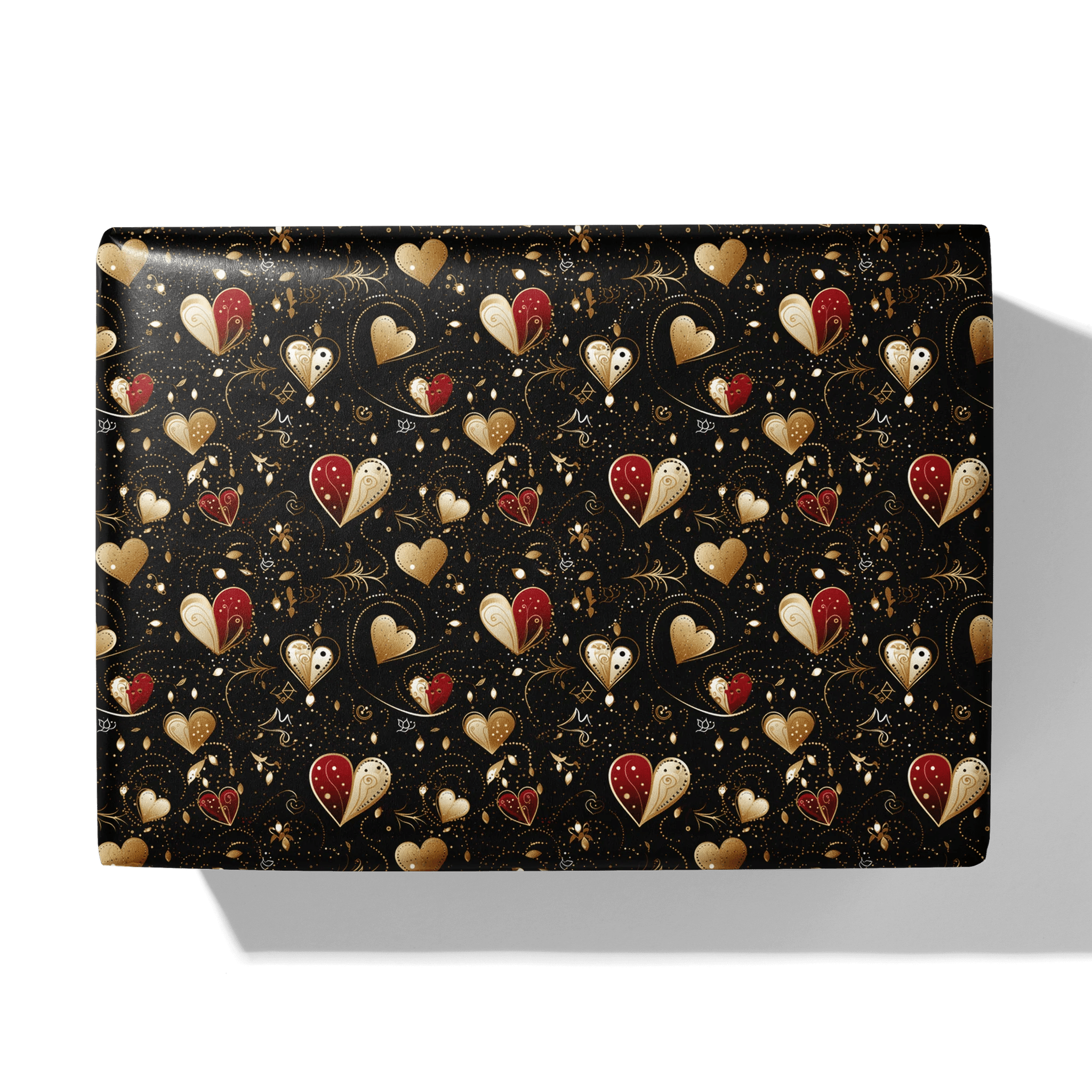Romantic Heart Explosion Gift Wrapping Paper