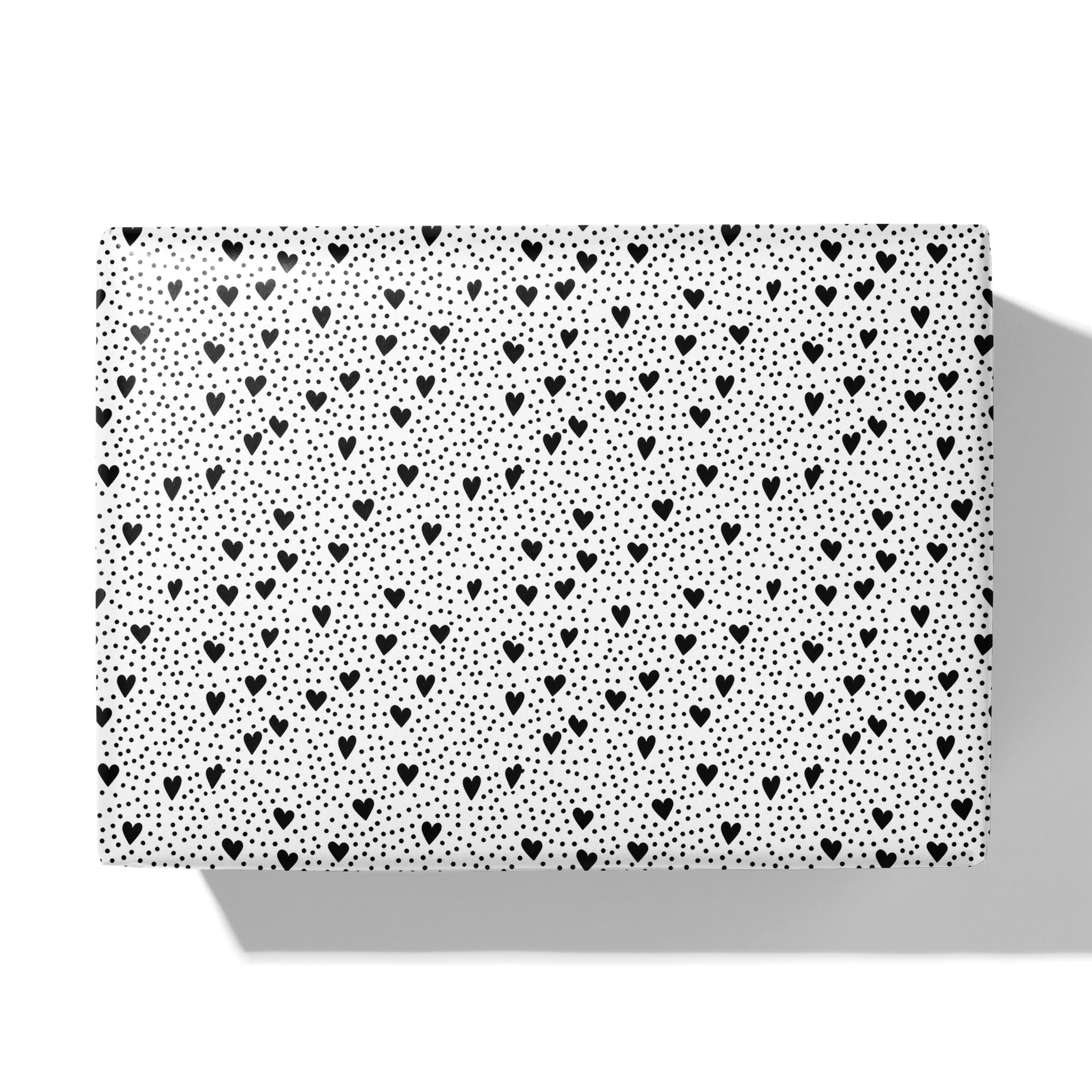 Minimal Black Love Gift Wrapping Paper