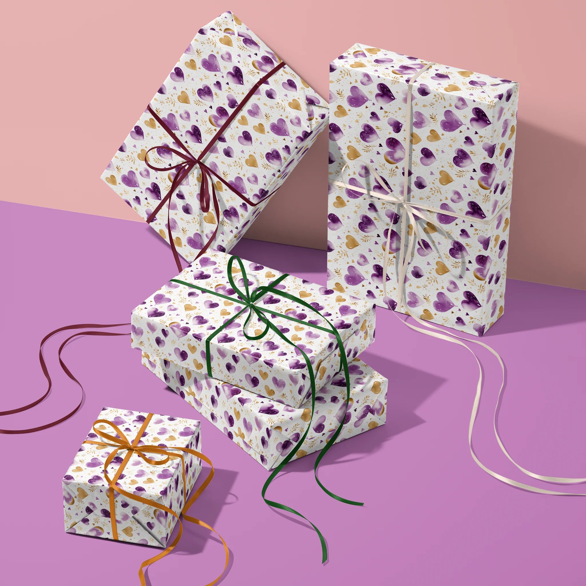 Royal Golden Touch Gift Wrapping Paper