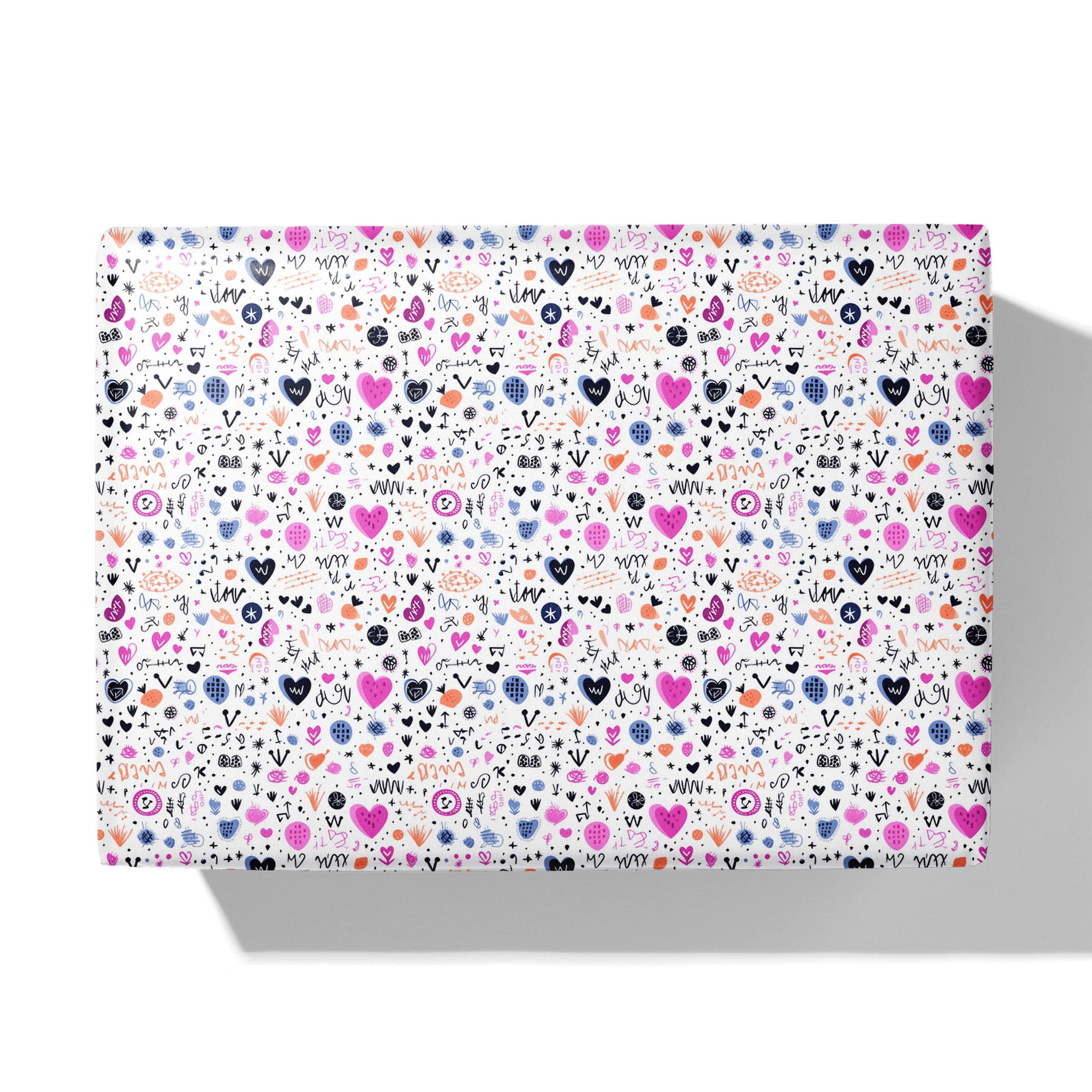 Funky Love Scribbles Gift Wrapping Paper