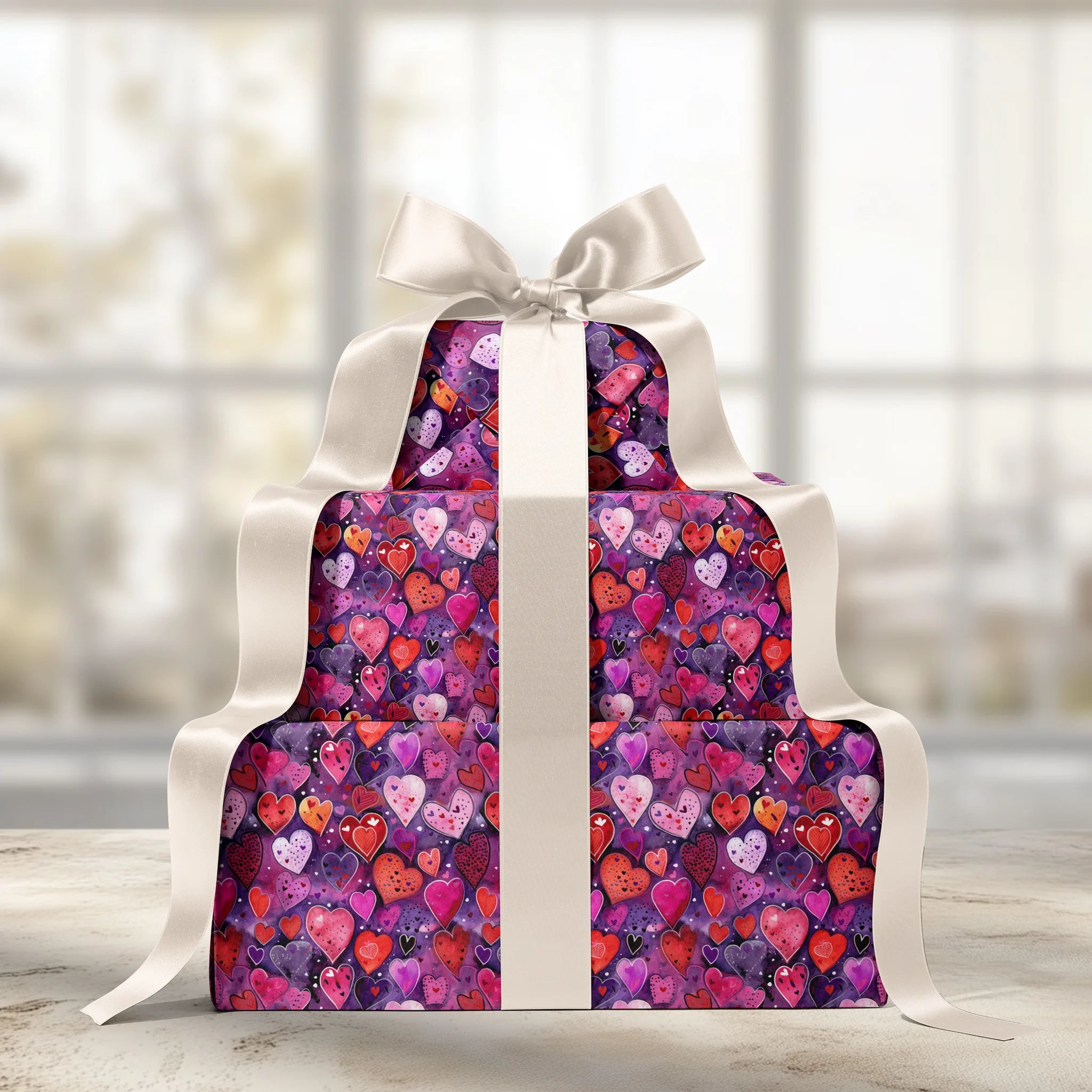 Dreamy Heart Paradise Gift Wrapping Paper