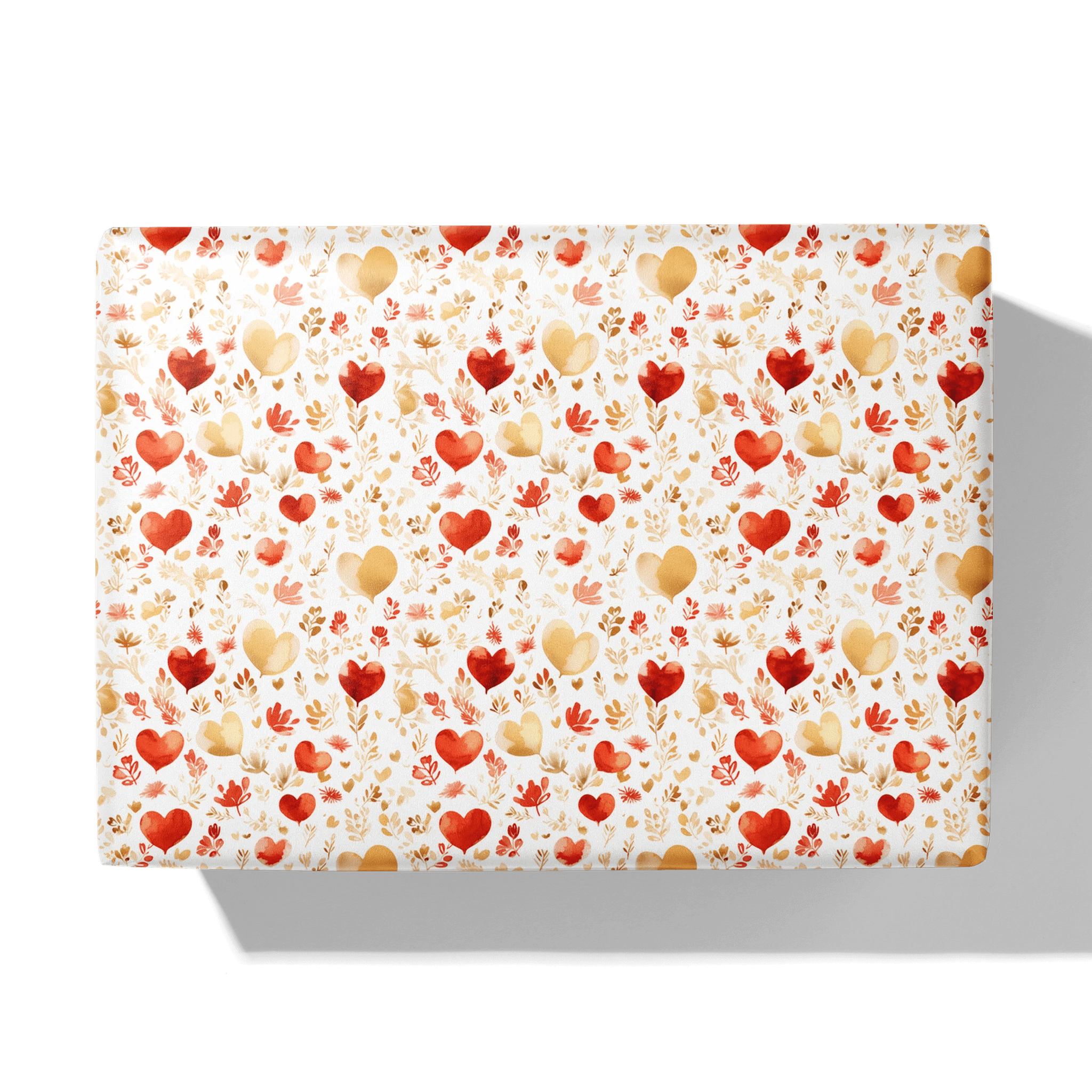 Red And Gold Everywhere Gift Wrapping Paper
