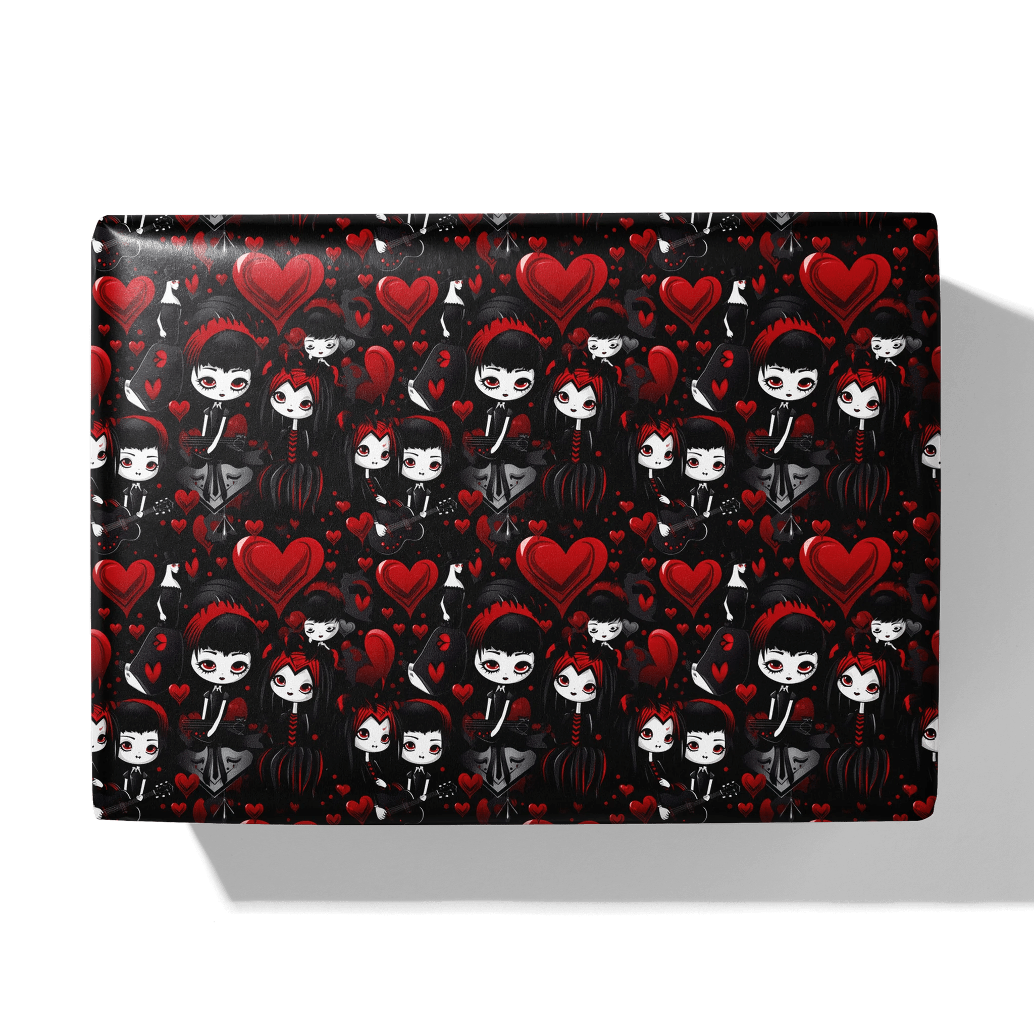 Halloween Valentine Gift Wrapping Paper