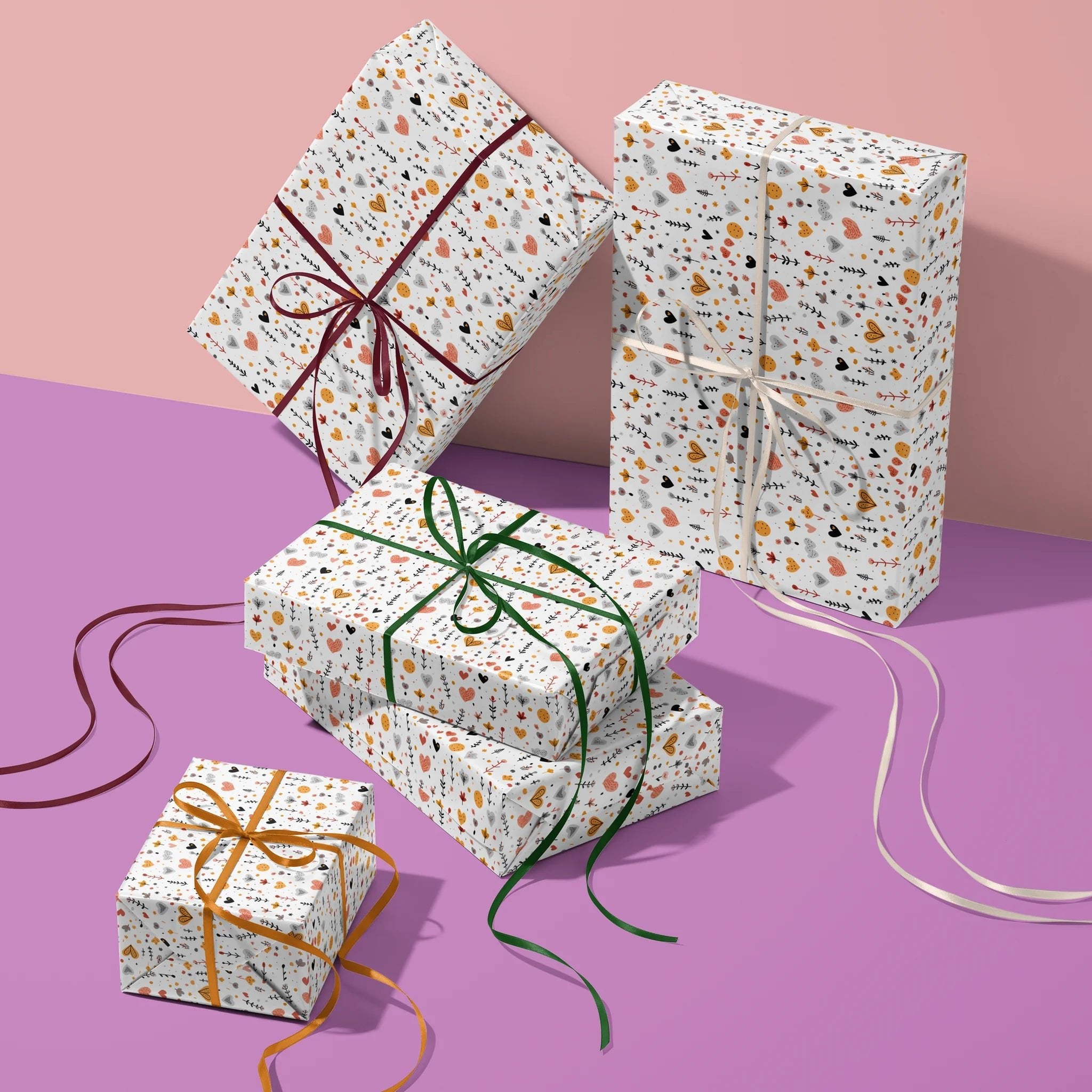 Fall Love Time Gift Wrapping Paper