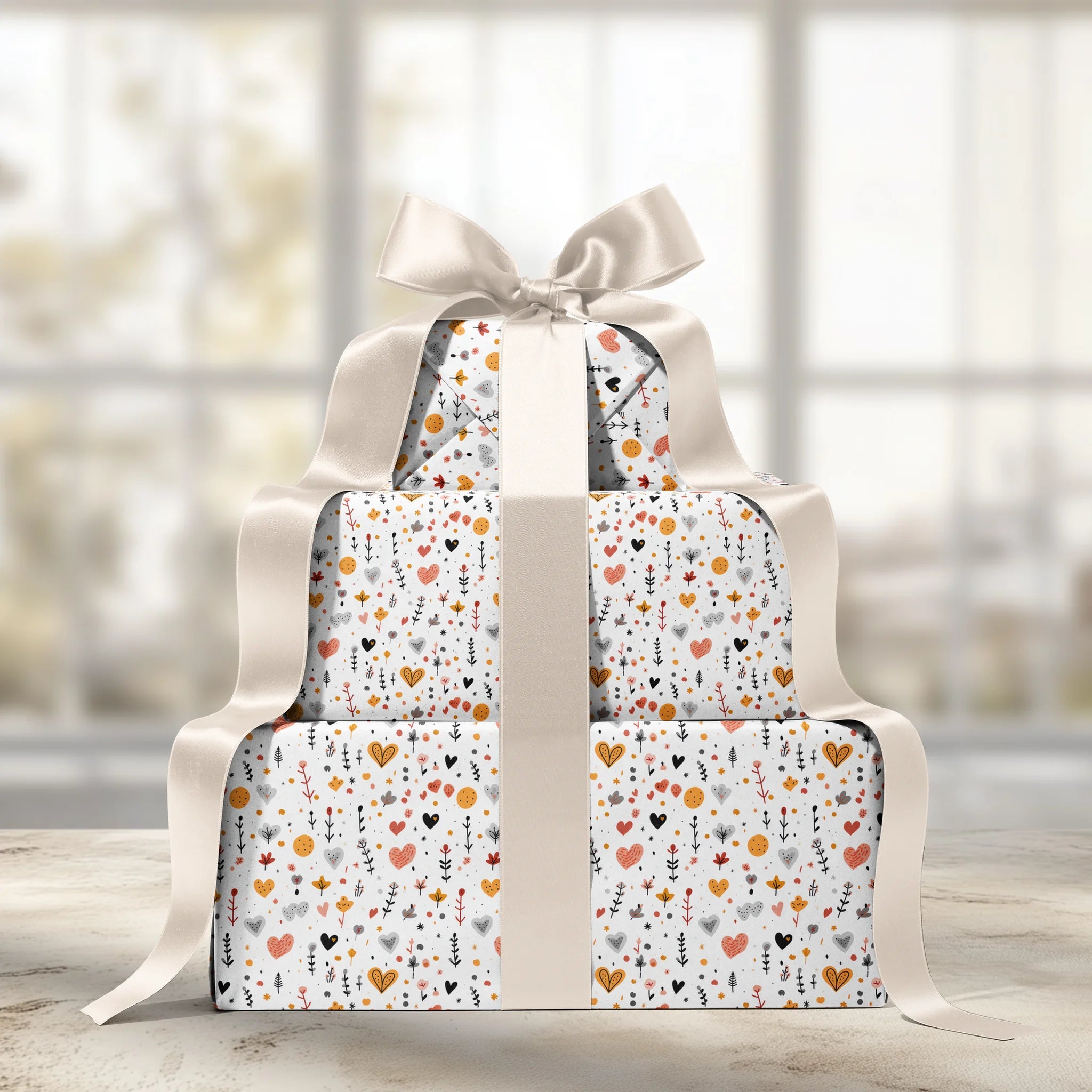 Fall Love Time Gift Wrapping Paper