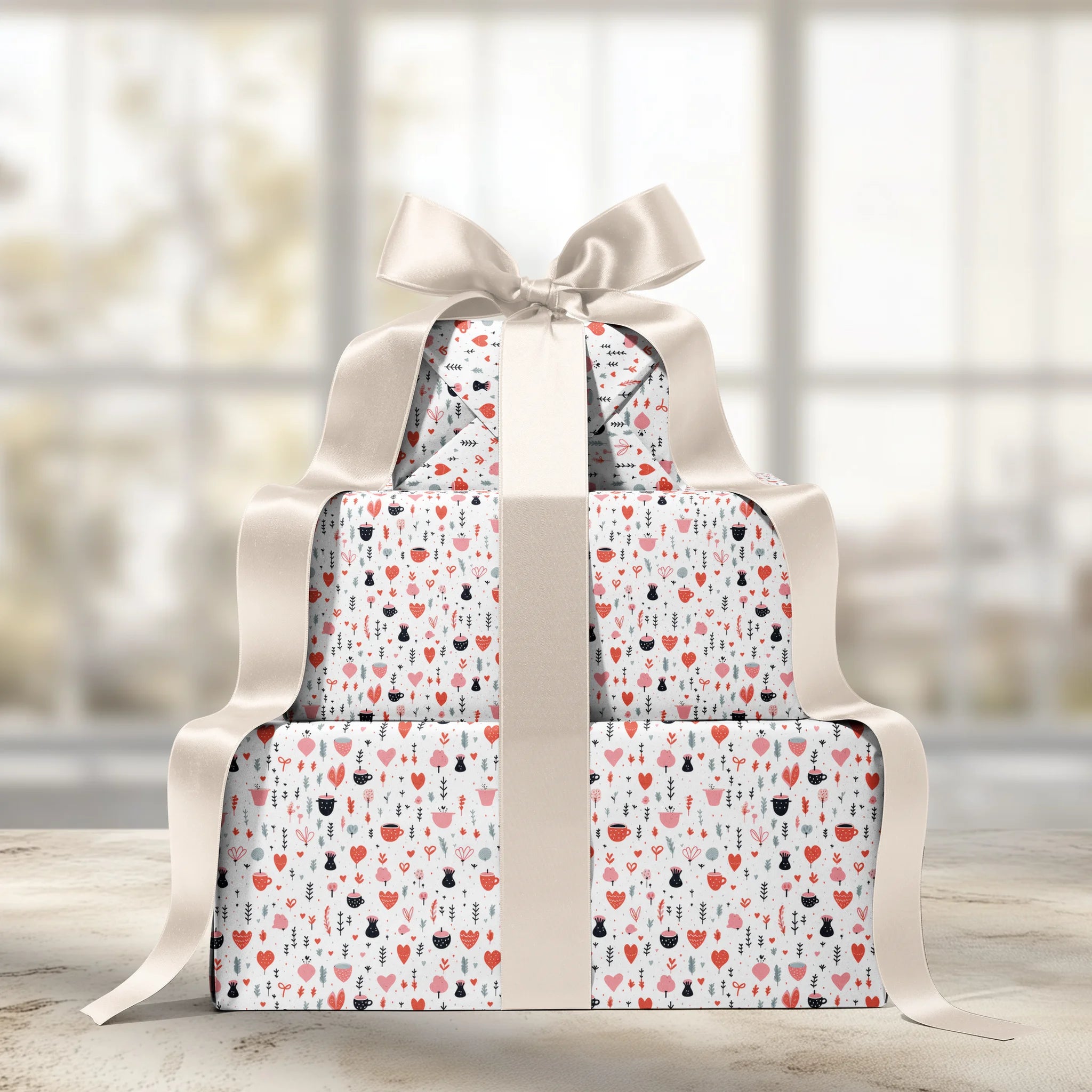 Messy Love Vibes Gift Wrapping Paper