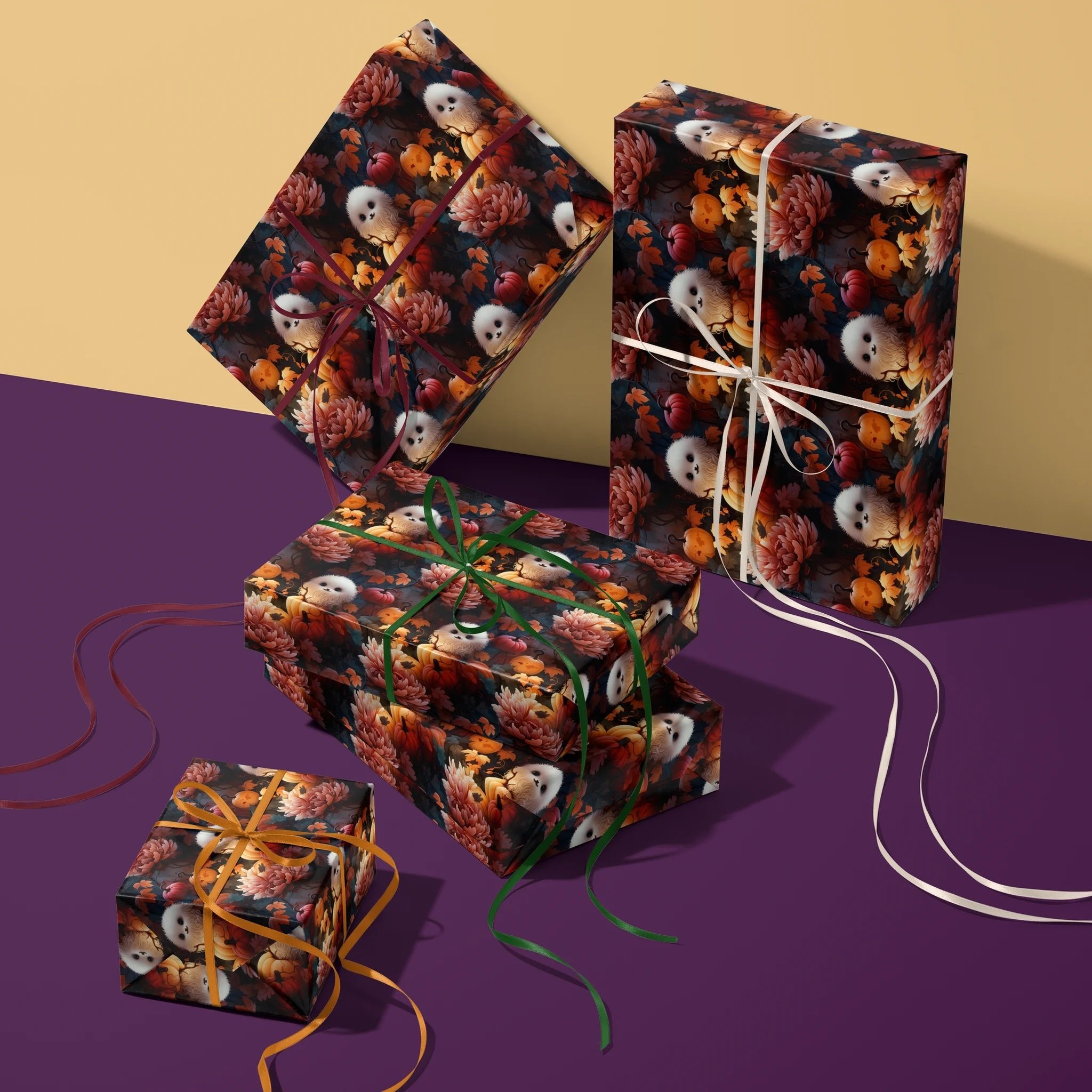 Spooky Snuggles Gift Wrapping Paper