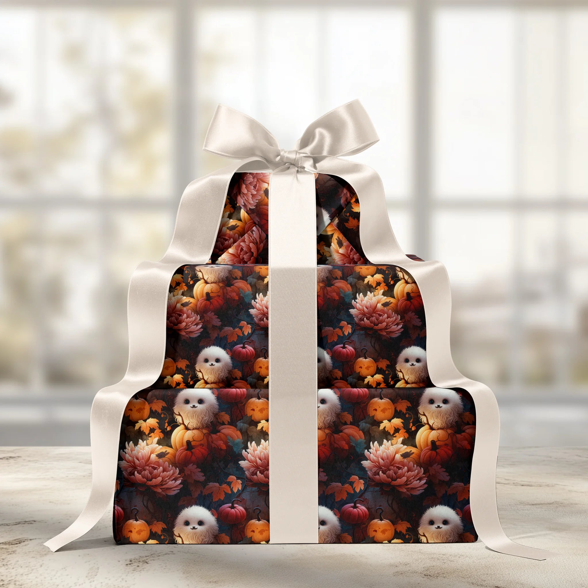 Spooky Snuggles Gift Wrapping Paper