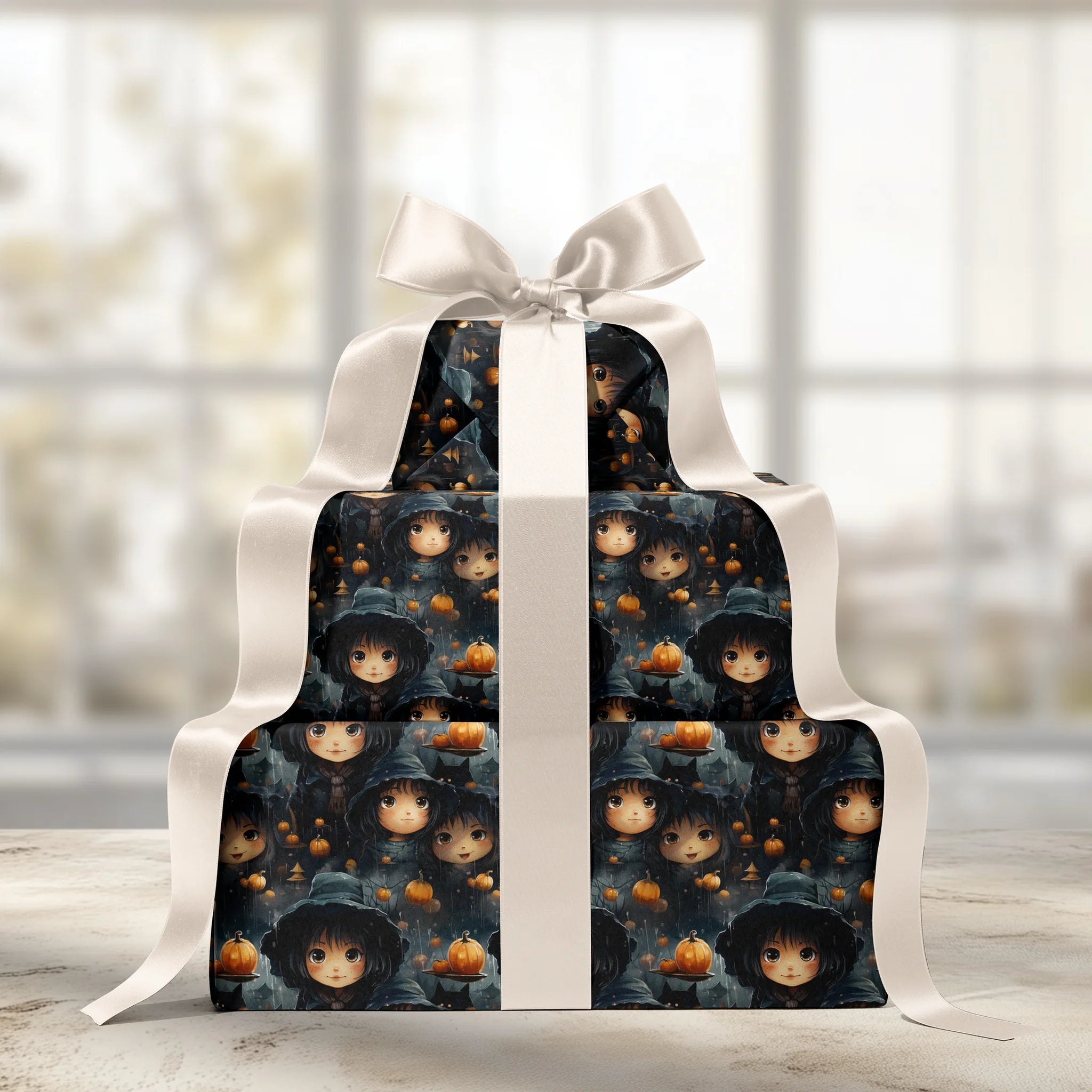Hitched to a Broom Gift Wrapping Paper