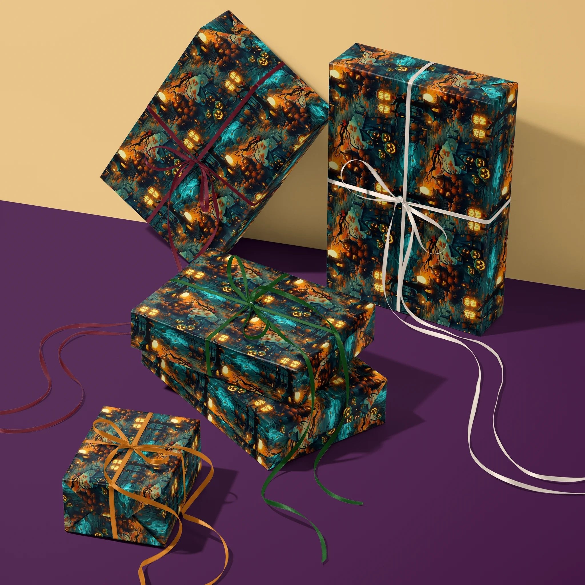All Lit Up Gift Wrapping Paper