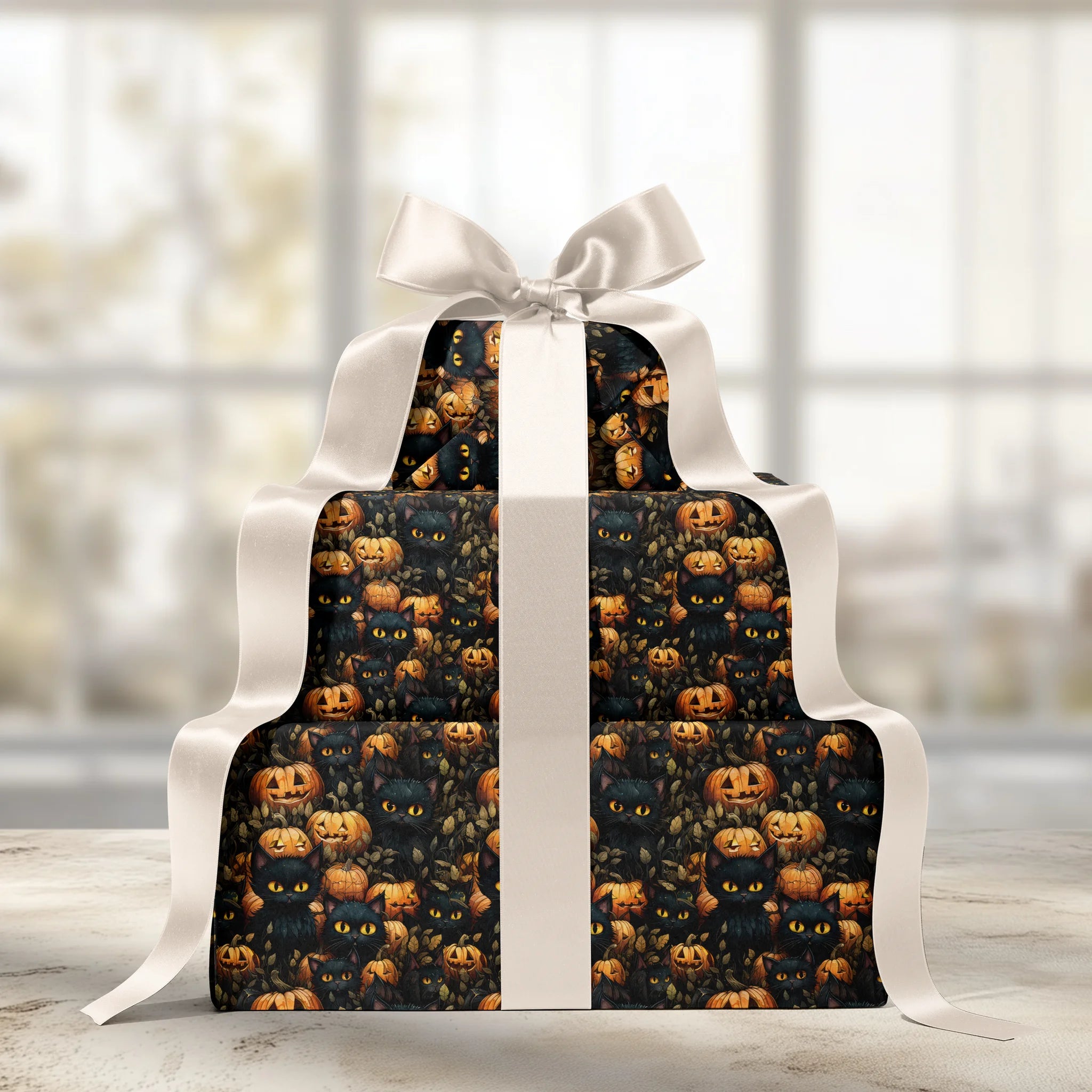 Heartfelt Hiss-ter Gift Wrapping Paper