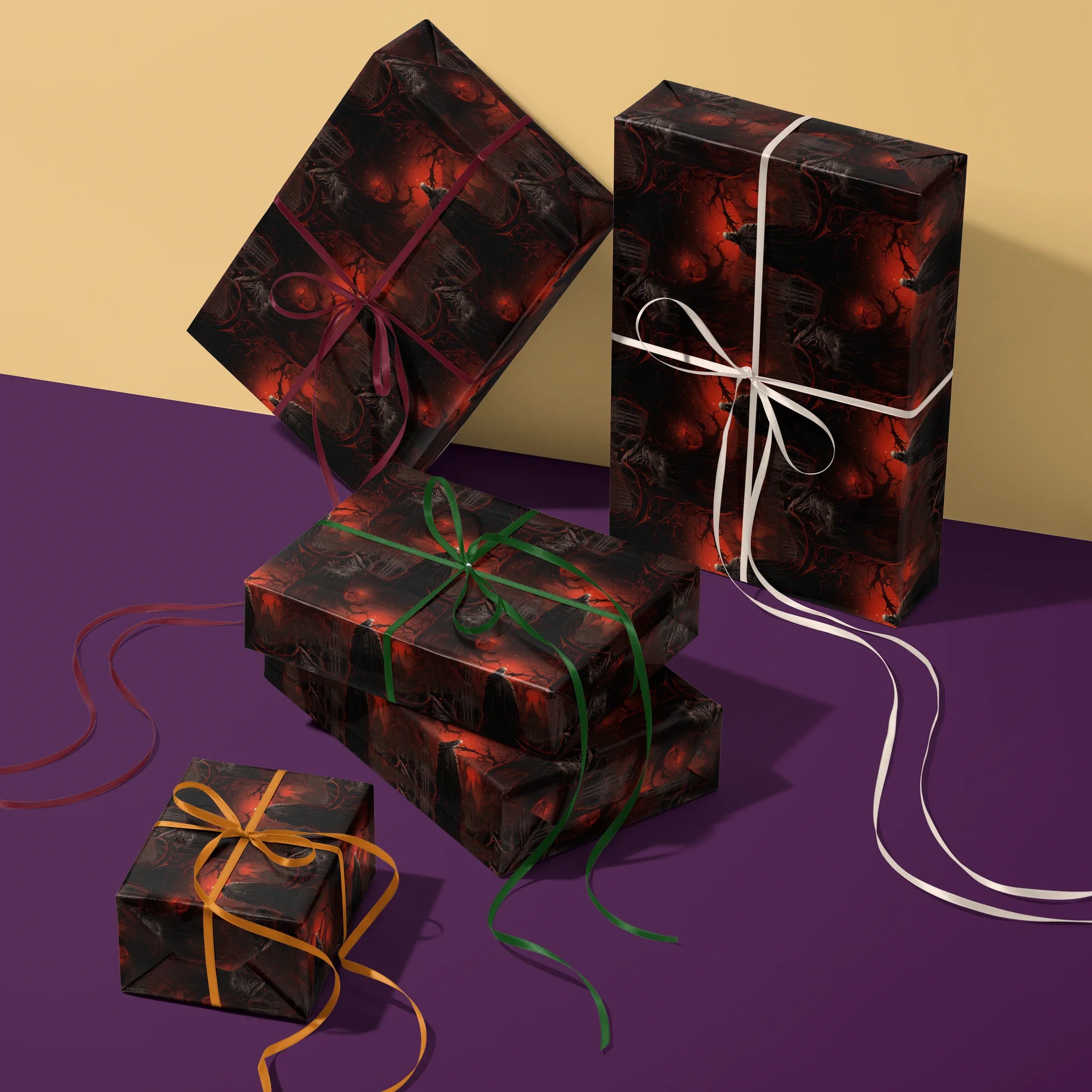 Heartfelt Haunt Gift Wrapping Paper