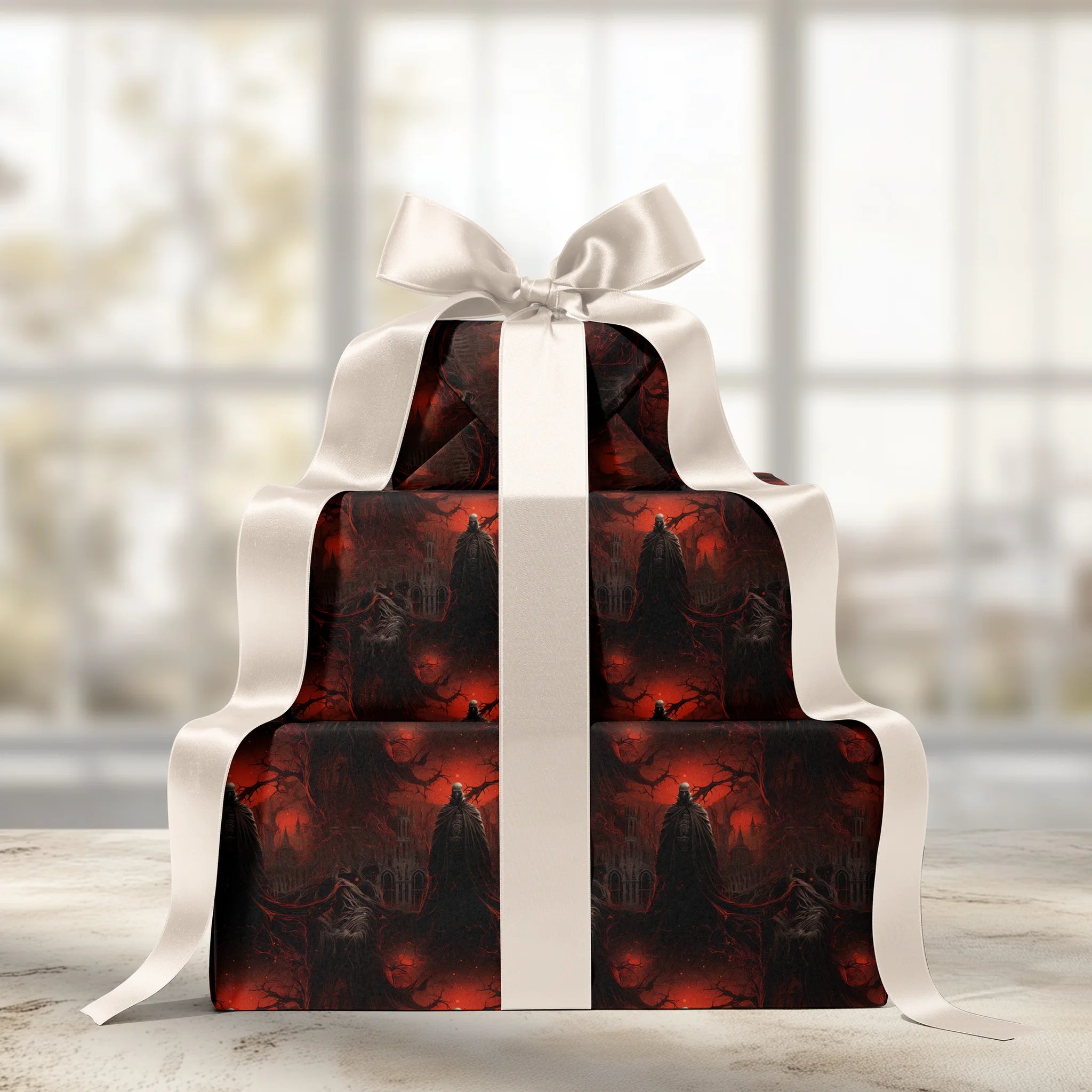 Heartfelt Haunt Gift Wrapping Paper