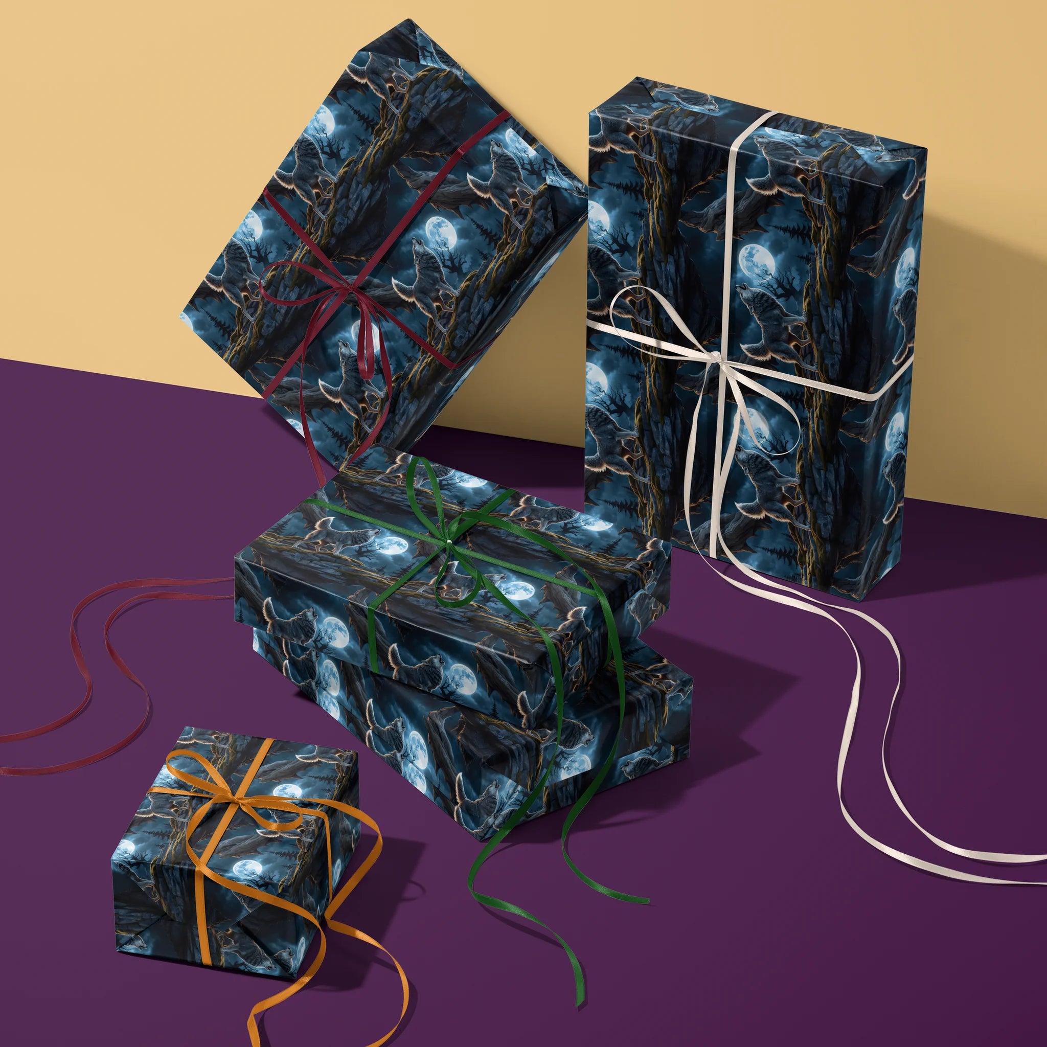 Lunar Love Notes Gift Wrapping Paper