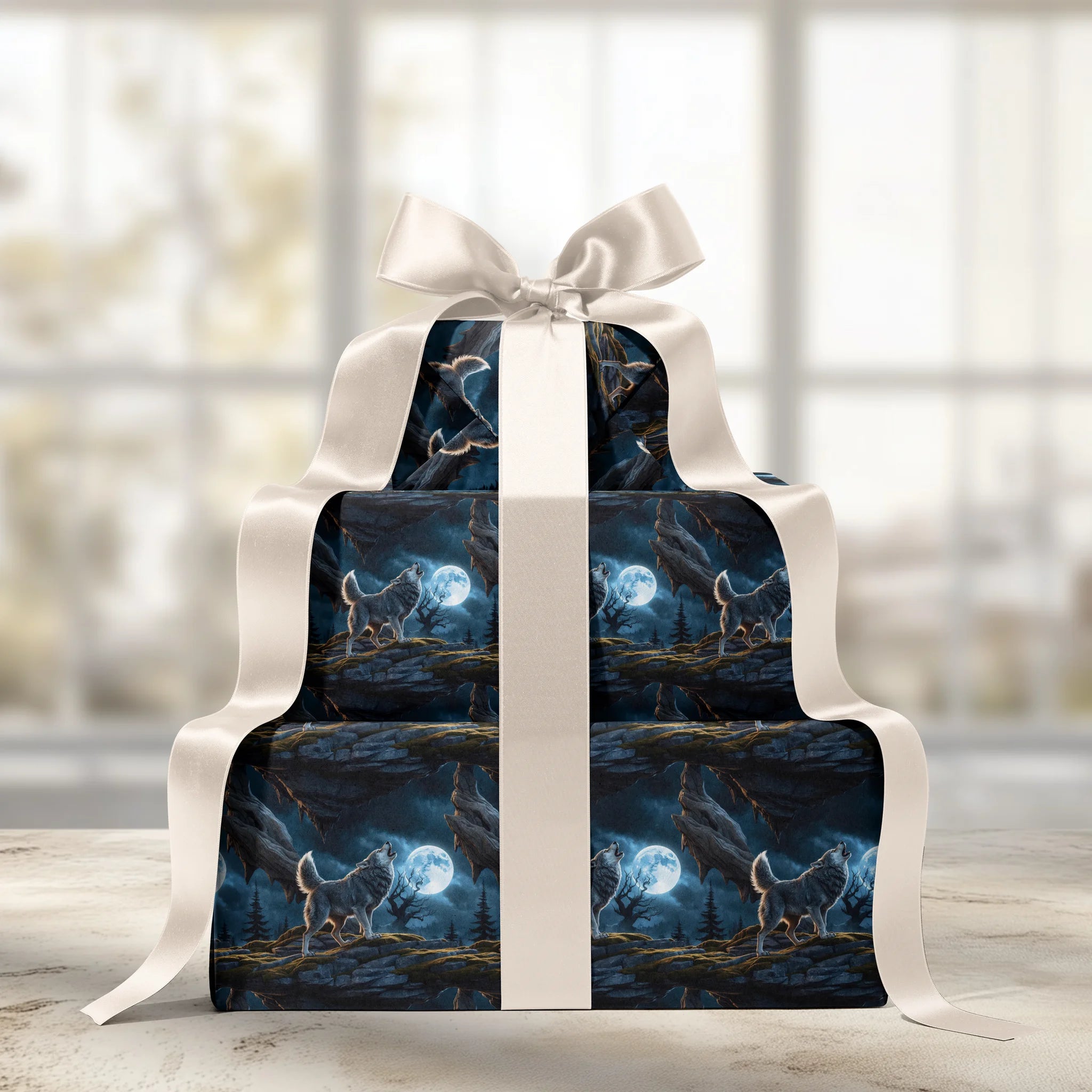 Lunar Love Notes Gift Wrapping Paper