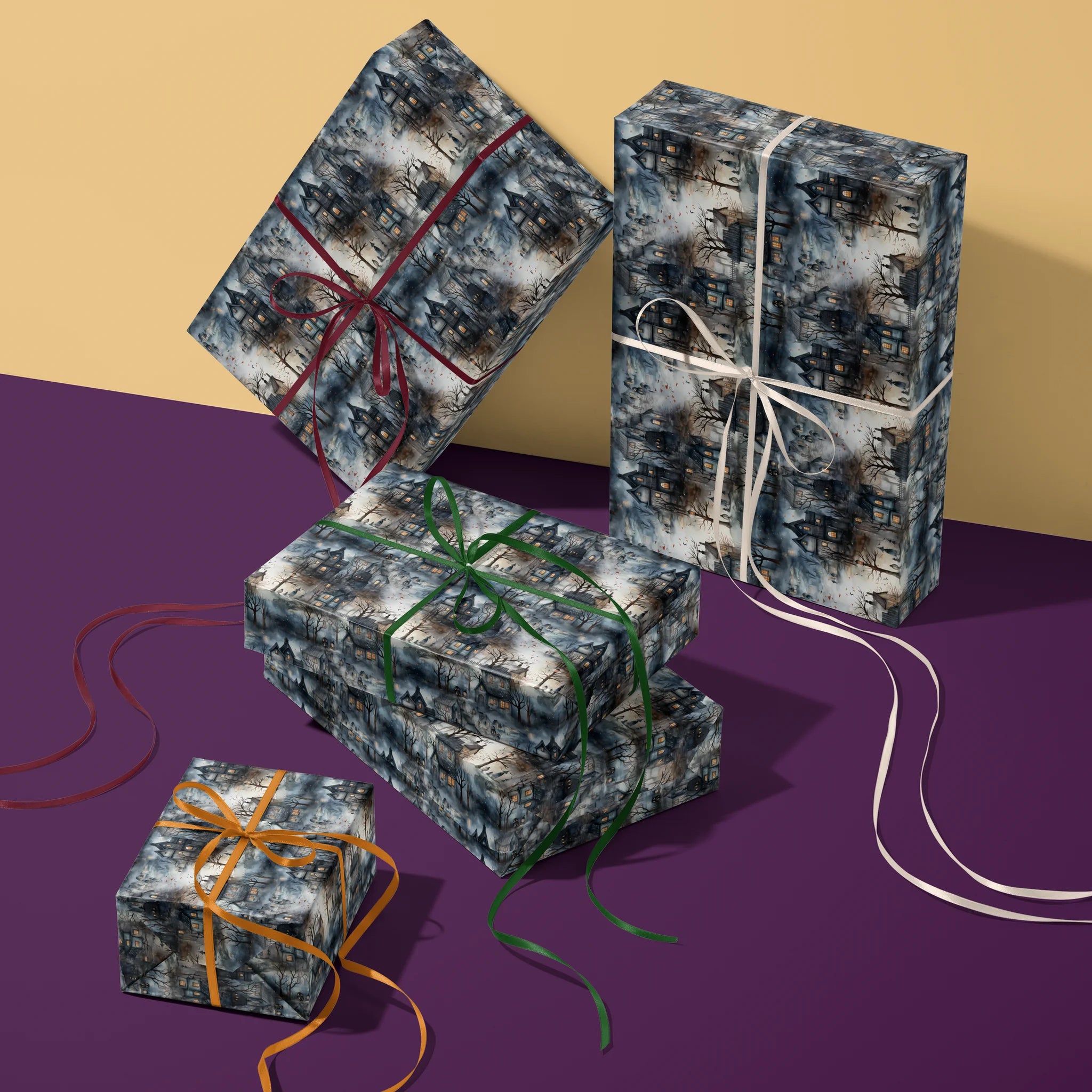 Heart and Home Gift Wrapping Paper