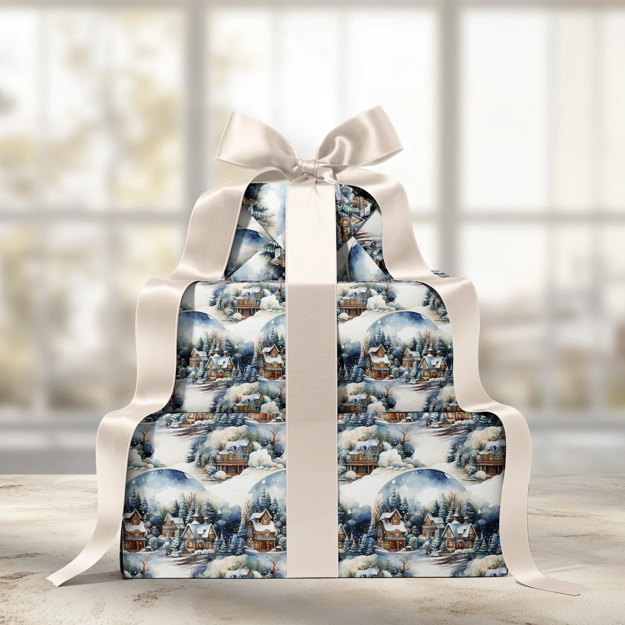 Cozy Up Call Gift Wrapping Paper