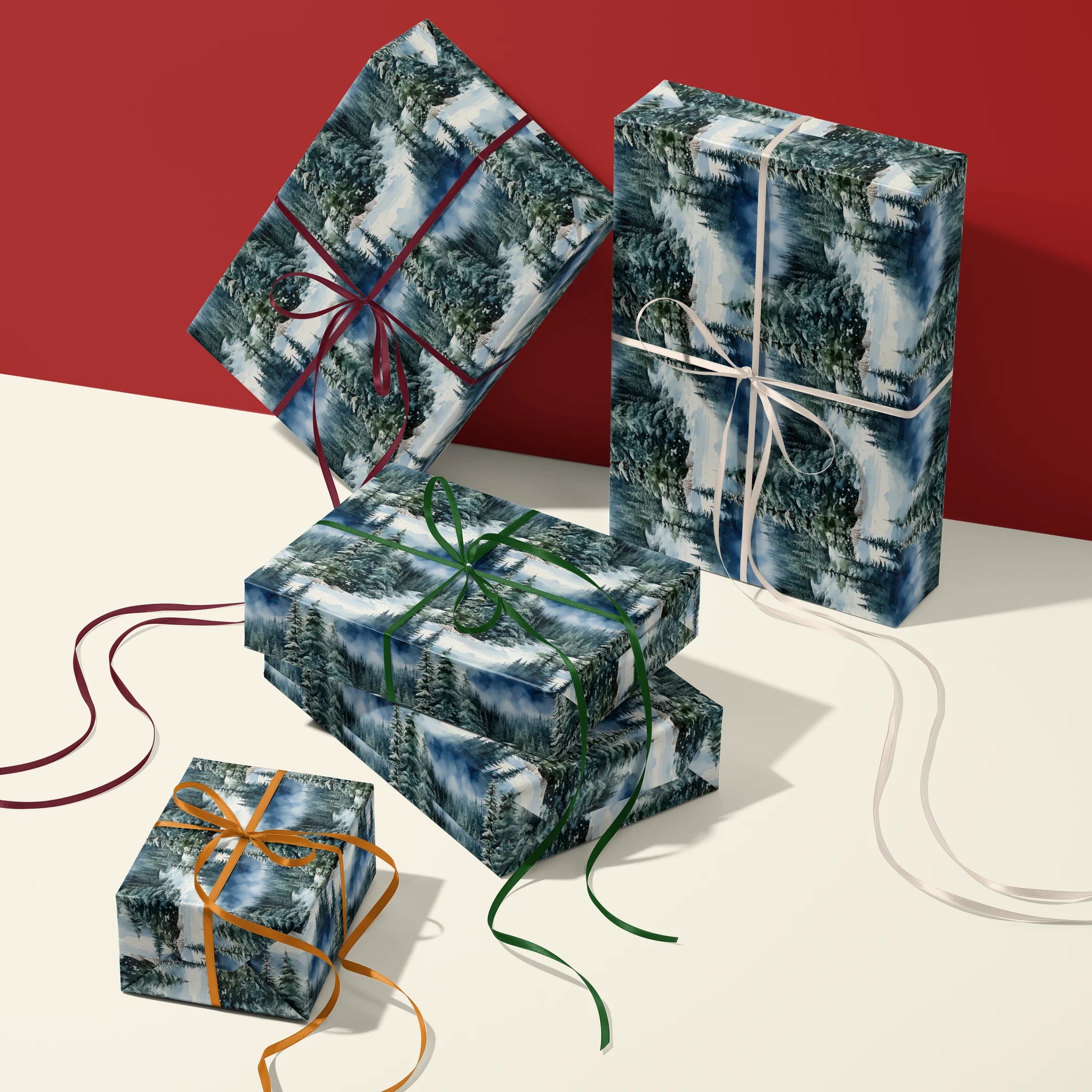 All Spruced Up Gift Wrapping Paper