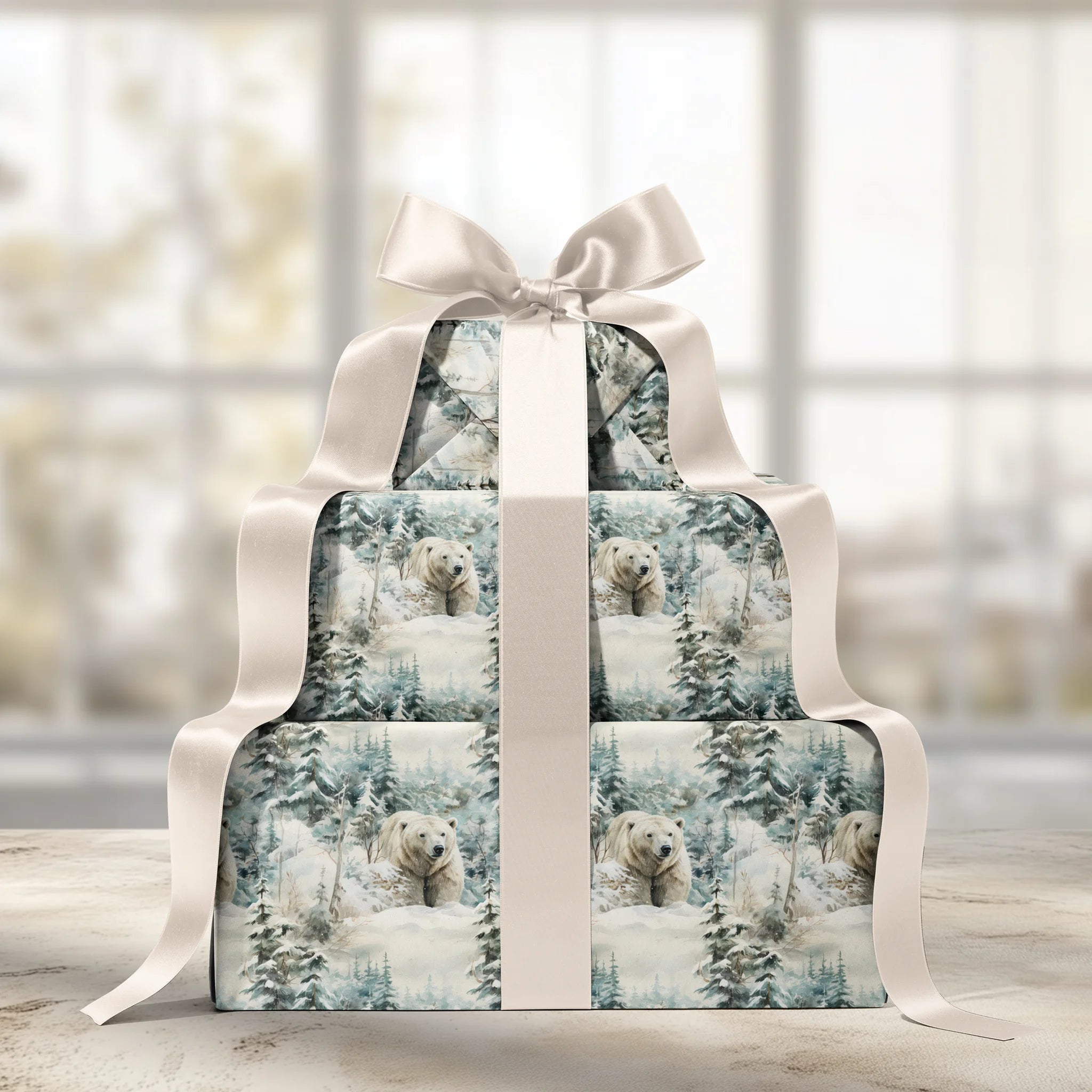 Polar Express Gift Wrapping Paper